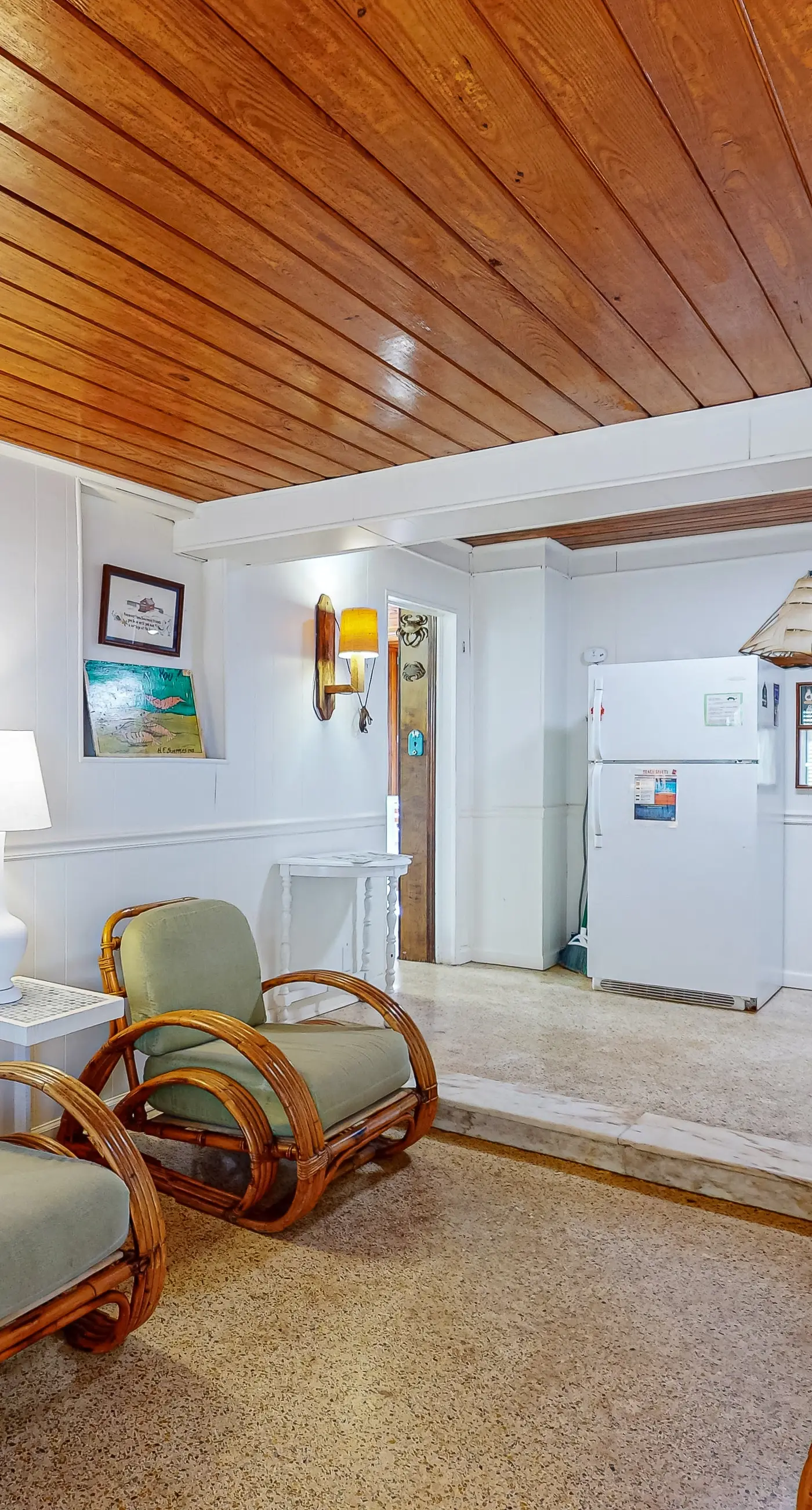 Large, snowbird & dog-friendly beachfront home w/WiFi & patio - steps to sand