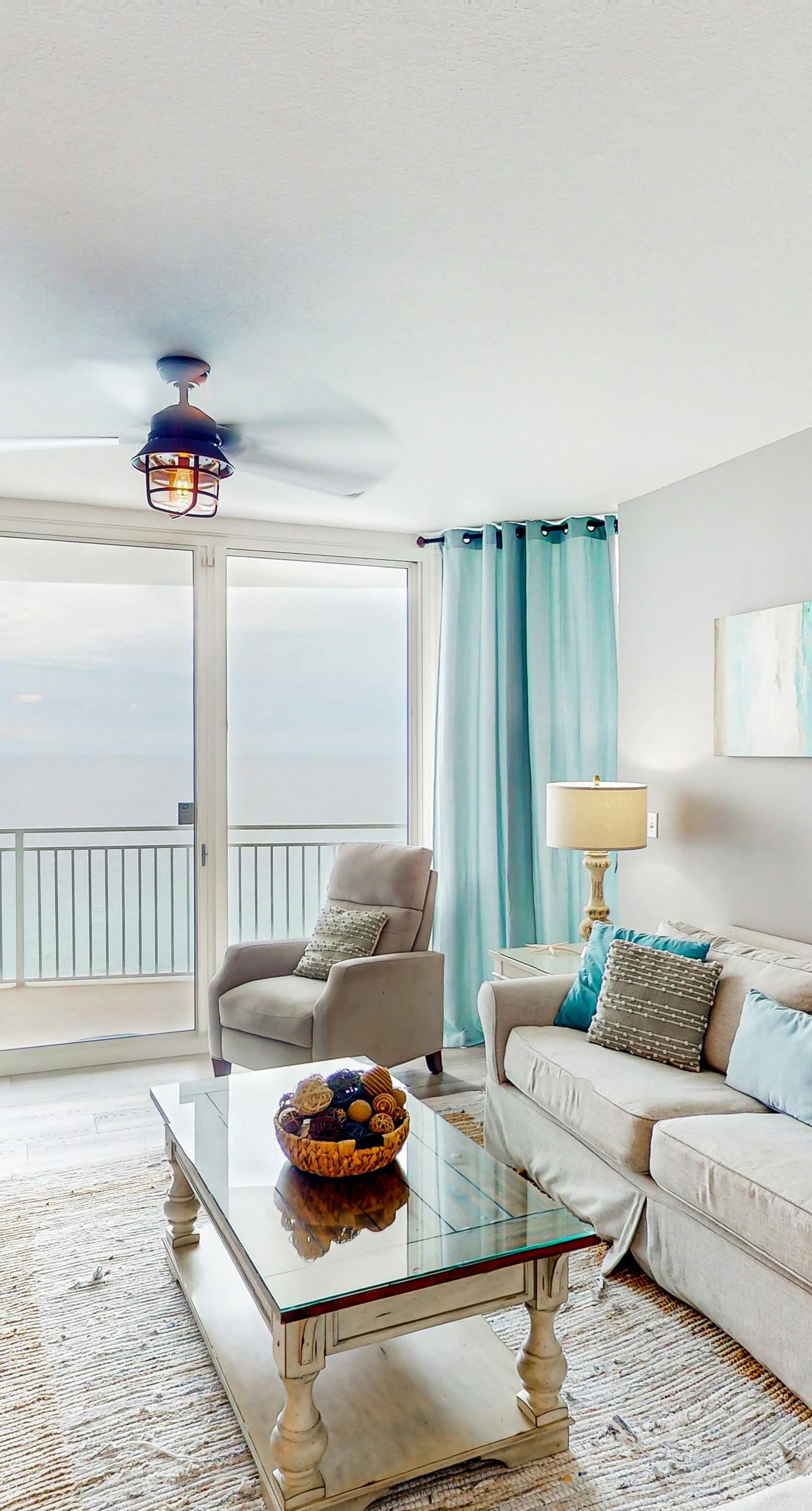 16th-floor condo with Gulf views, beach access, 2 pools, hot tub, & private W&D