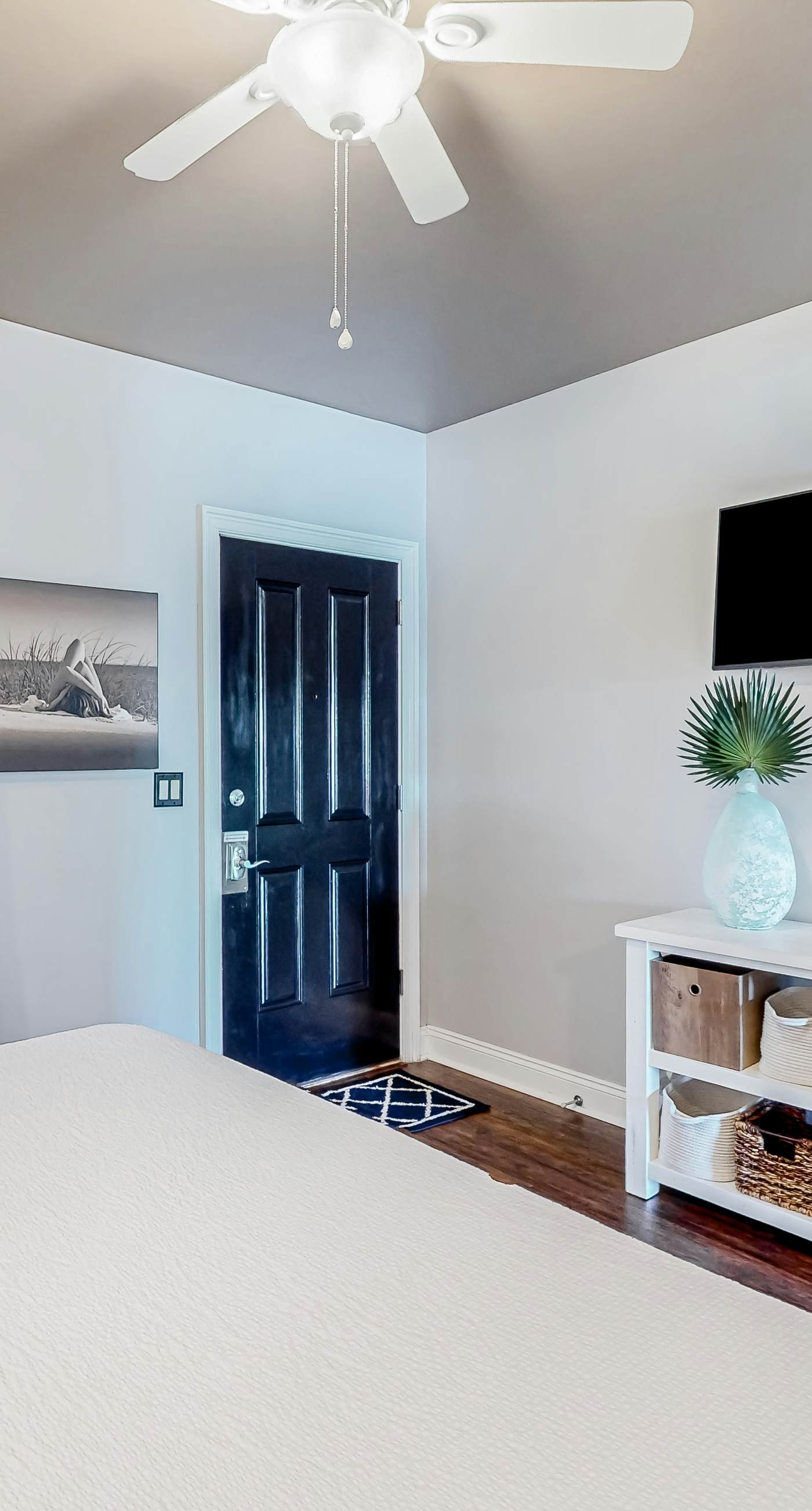 Water-view condo with on-site pool, hot tub, beachfront access, & sports courts