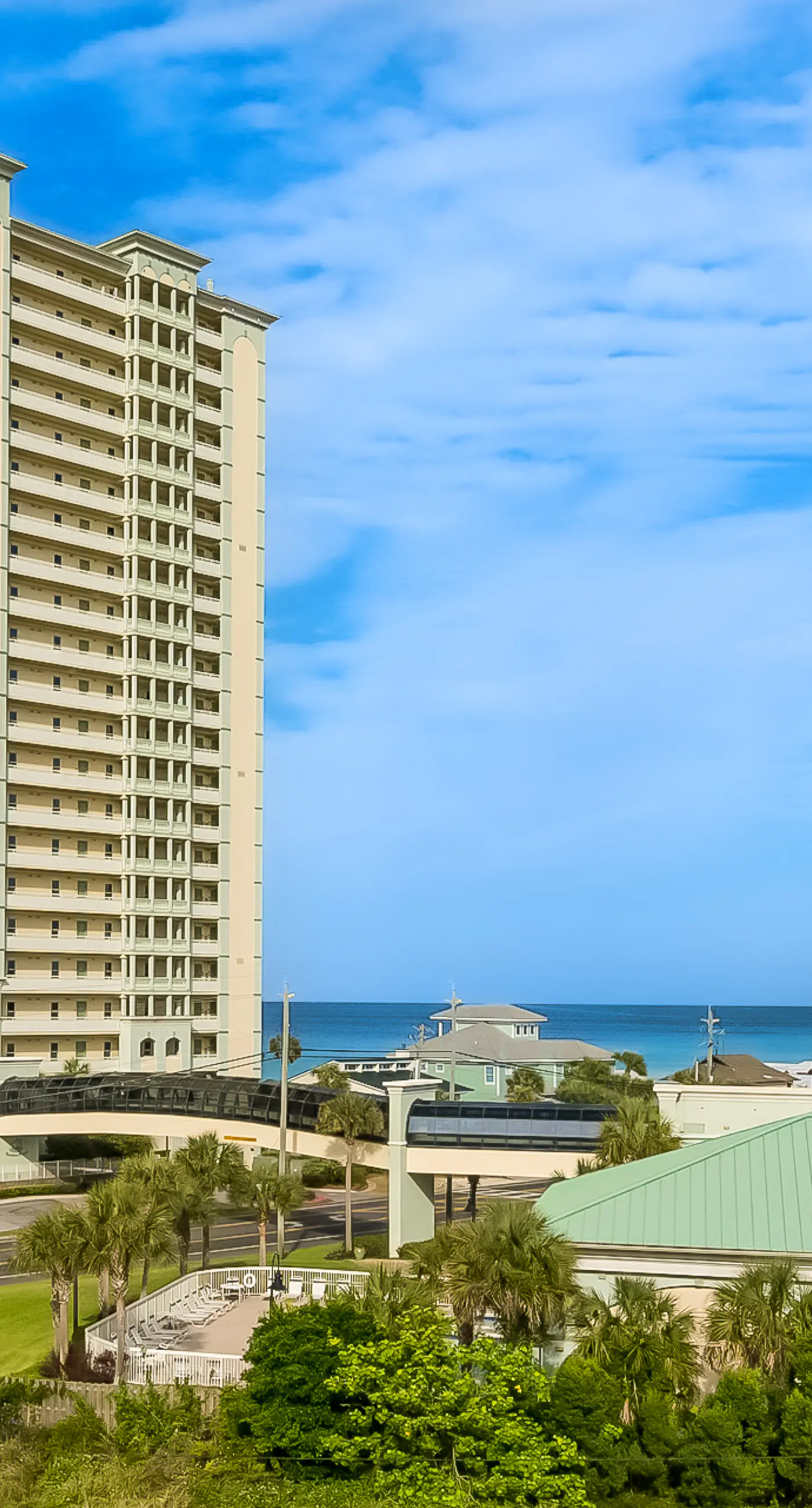 Colorful oceanfront condo with Gulf views, on-site pools & hot tub