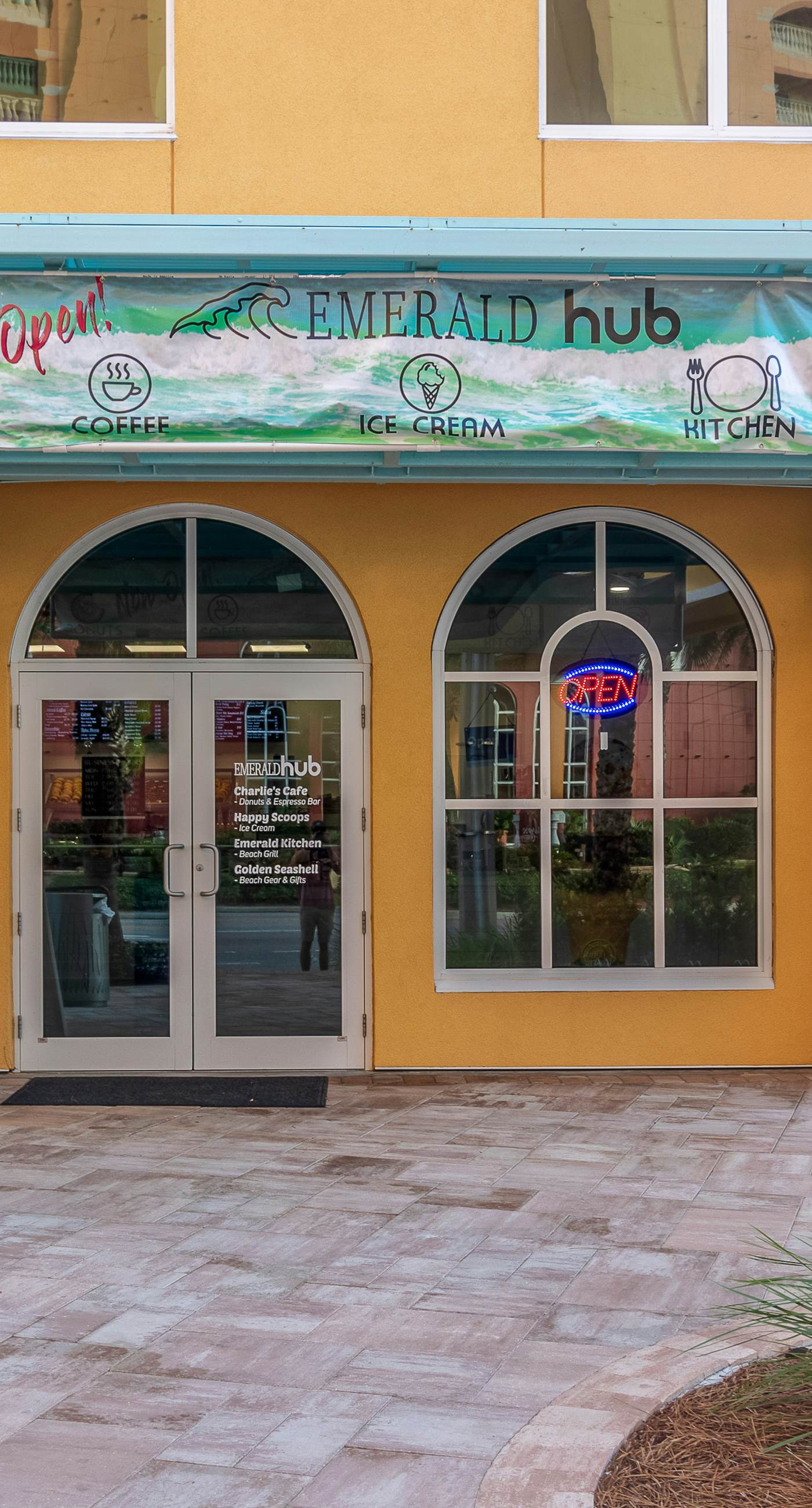 Ocean-view 10th-floor condo with balcony, heated outdoor pool, hot tub, gym, W&D