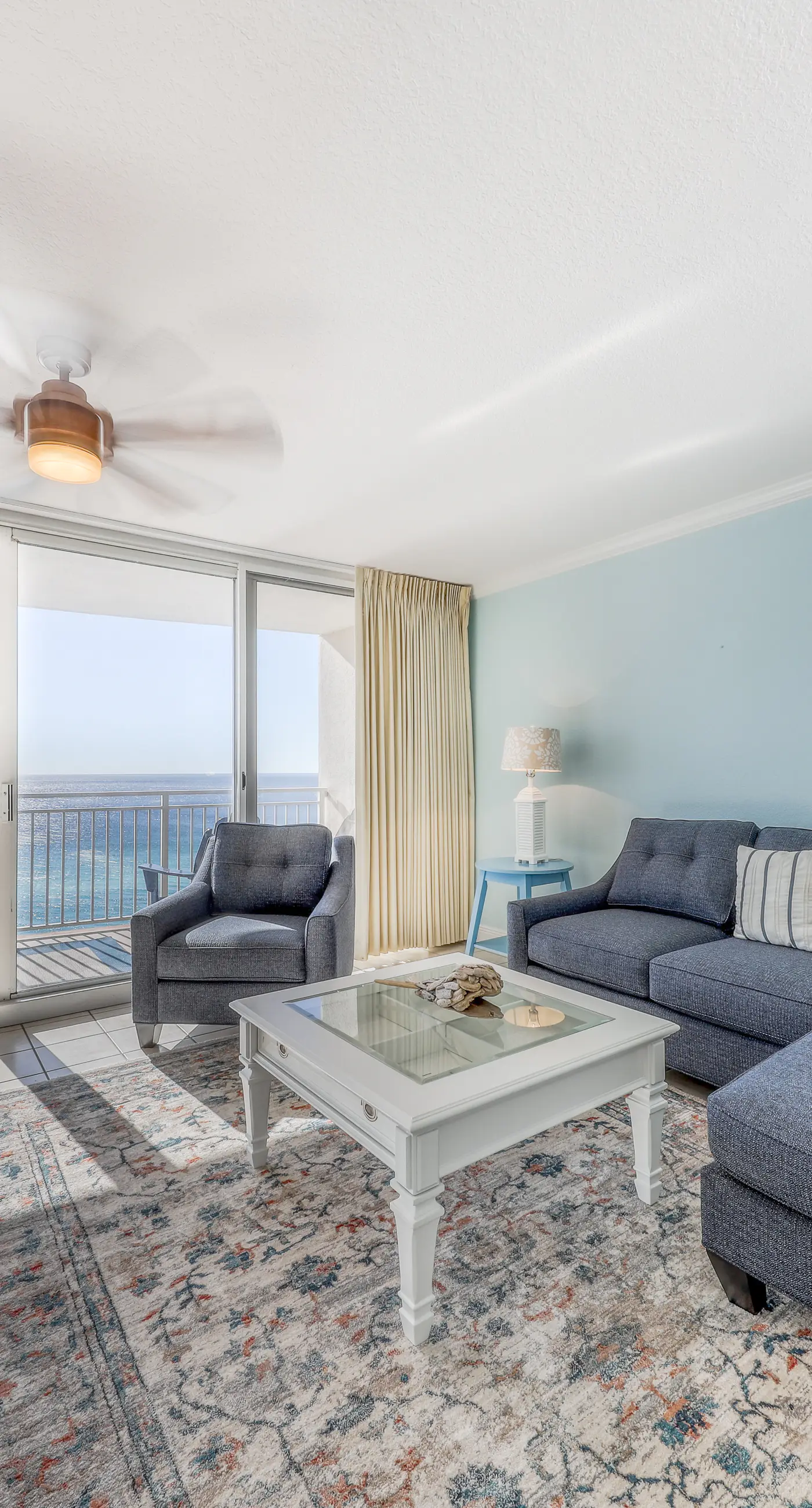 Light-filled beachfront condo with shared pool, hot tub & beach access