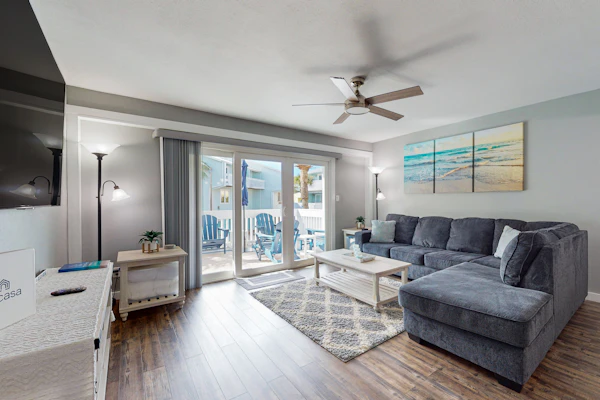 Gorgeous coastal townhome, patio, balcony and community HEATED pool