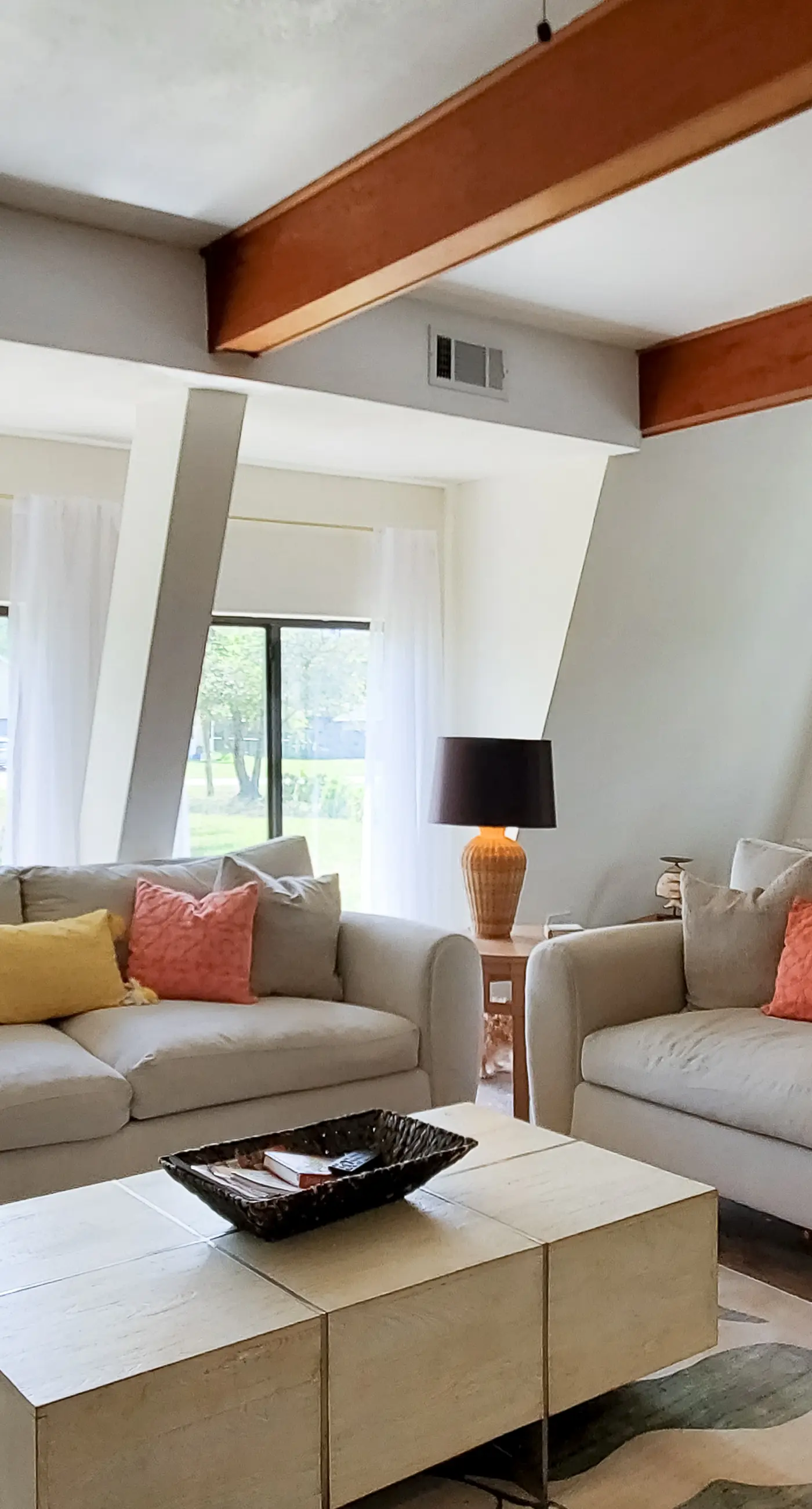 Updated dog-friendly home with private outdoor pool, patio, fireplace, W/D, AC