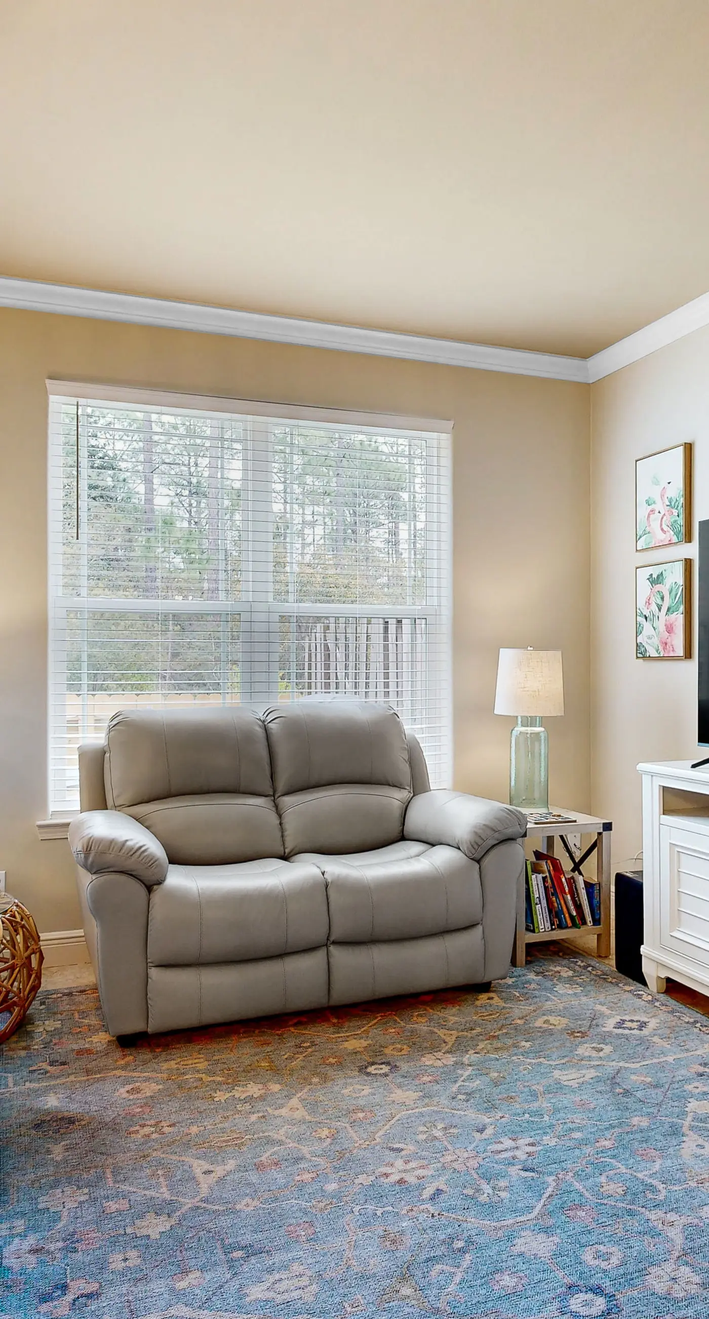 Inviting, two-story home with furnished patio, washer/dryer, & pool access