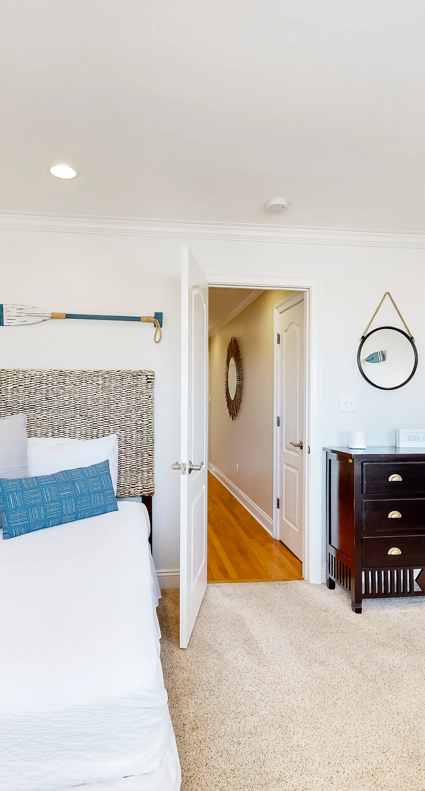 Three-Story Beachfront Gem with a Private Balcony, Ocean View, & Full Kitchen