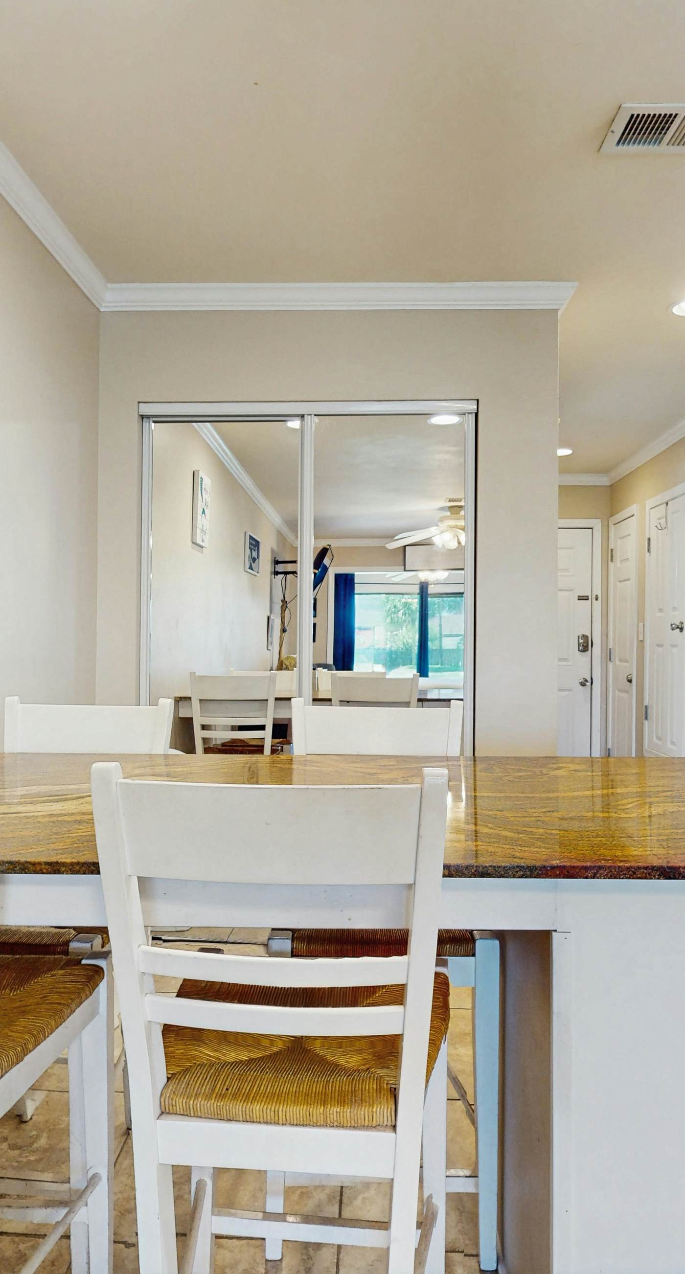 Studio with a patio, pool access, and central AC - snowbird friendly