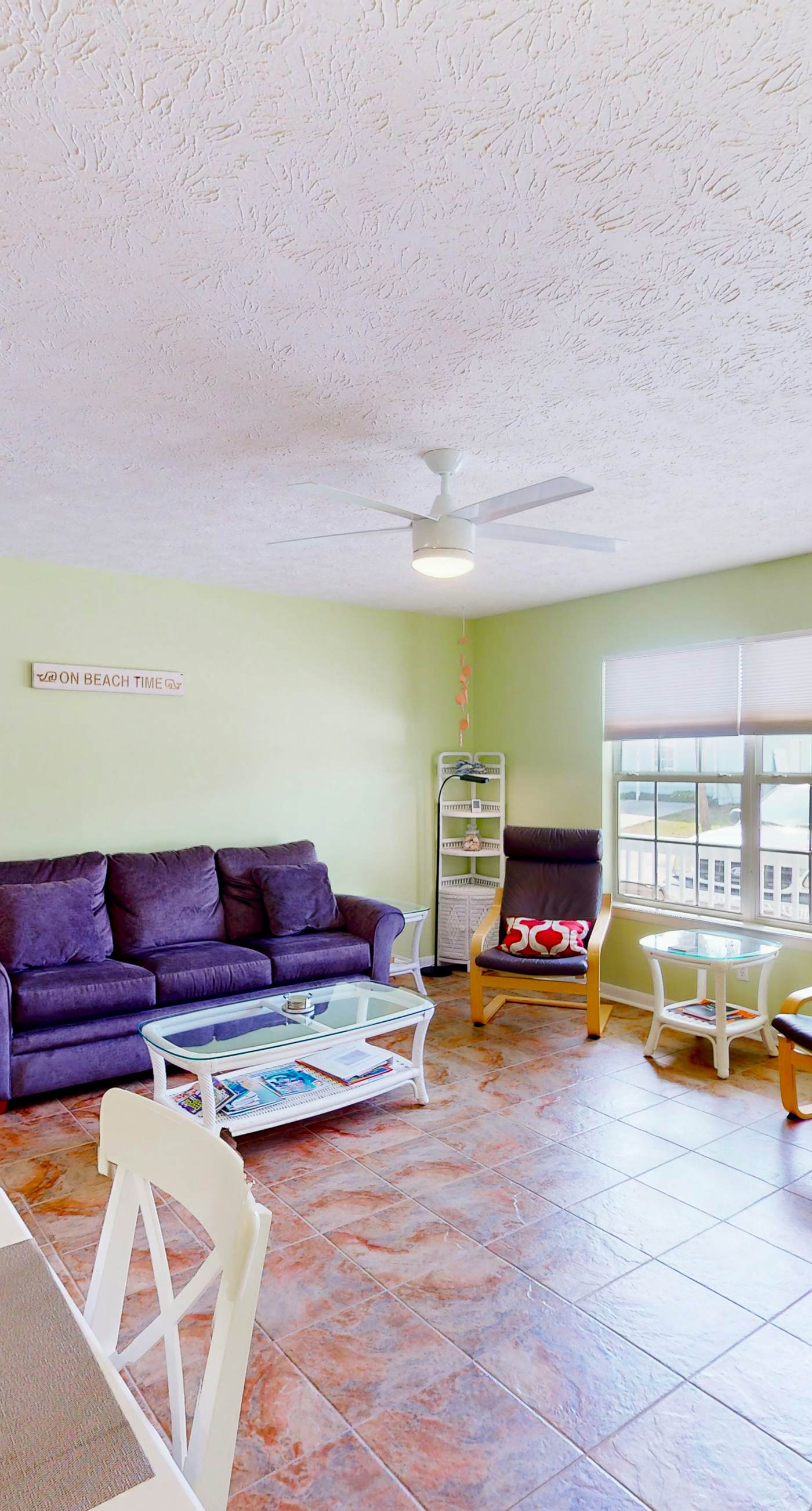 Ground-floor condo by the beach with on-site pool & 2 private patios