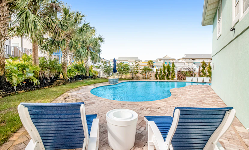 Gorgeous Private Pool Home Across from Beach | Private Dock