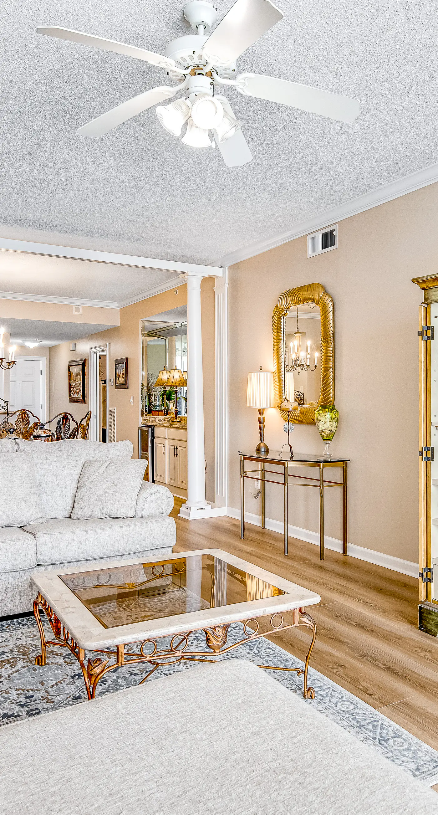 Spacious Gulf Front Condo with Private W/D and Shared Pool