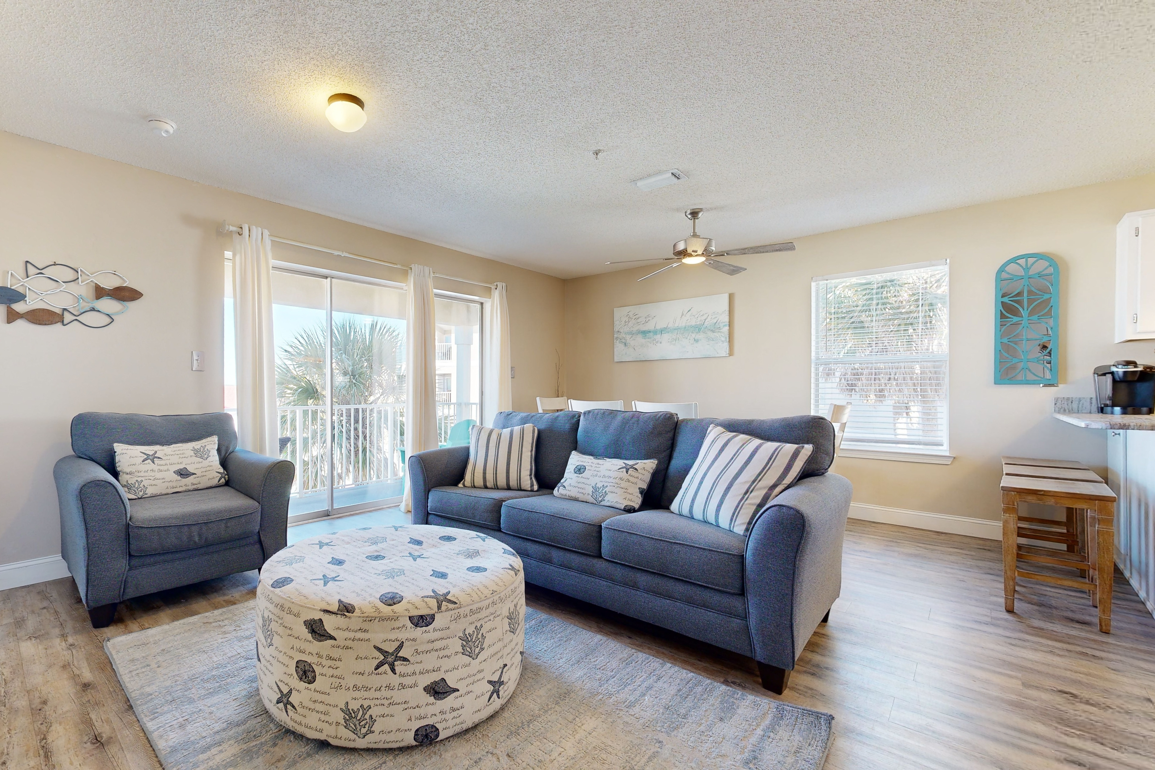 Second floor condo with shared pool, high-speed WiFi, and private washer/dryer