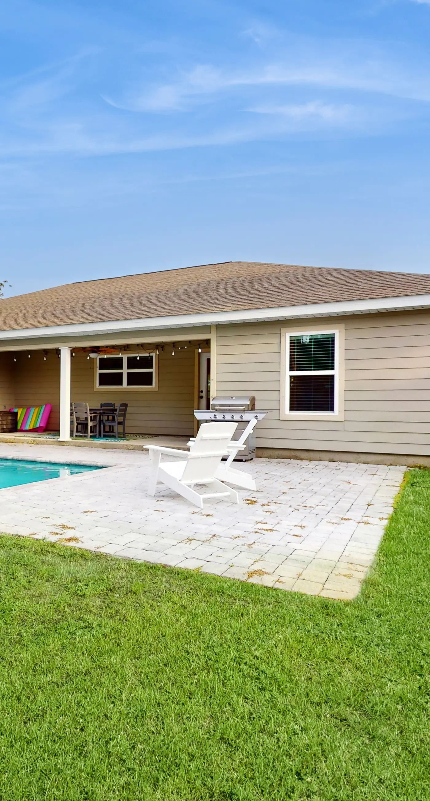 Custom Home with Private Pool, Entertainer`s Kitchen & Beach Gear - Near Beach