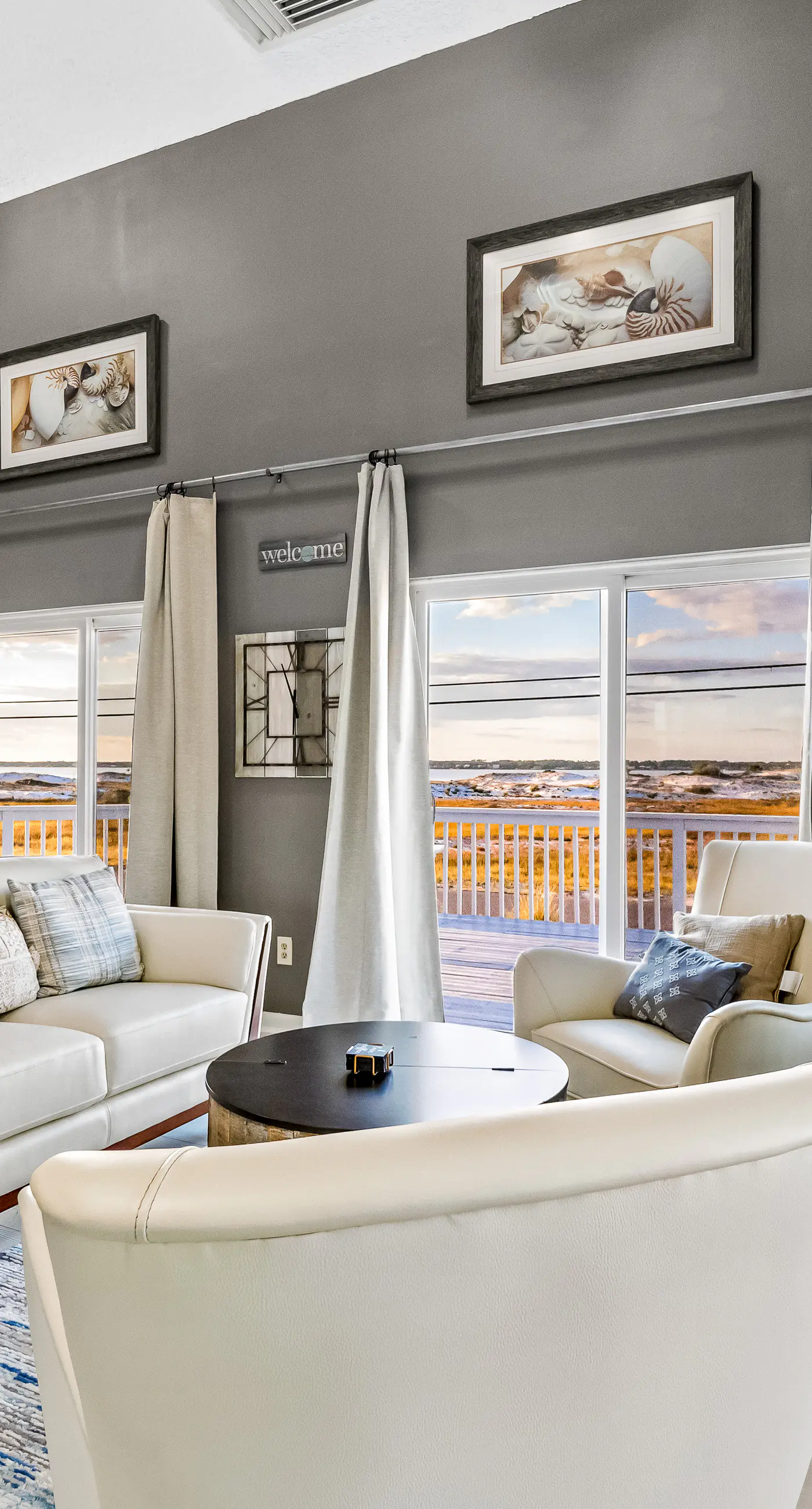 Lovely home with sound view, balcony, full kitchen, central AC, & washer/dryer