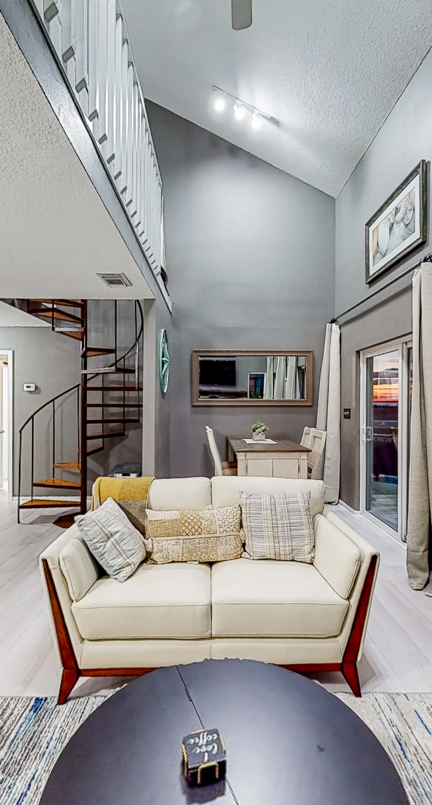 Lovely home with sound view, balcony, full kitchen, central AC, & washer/dryer