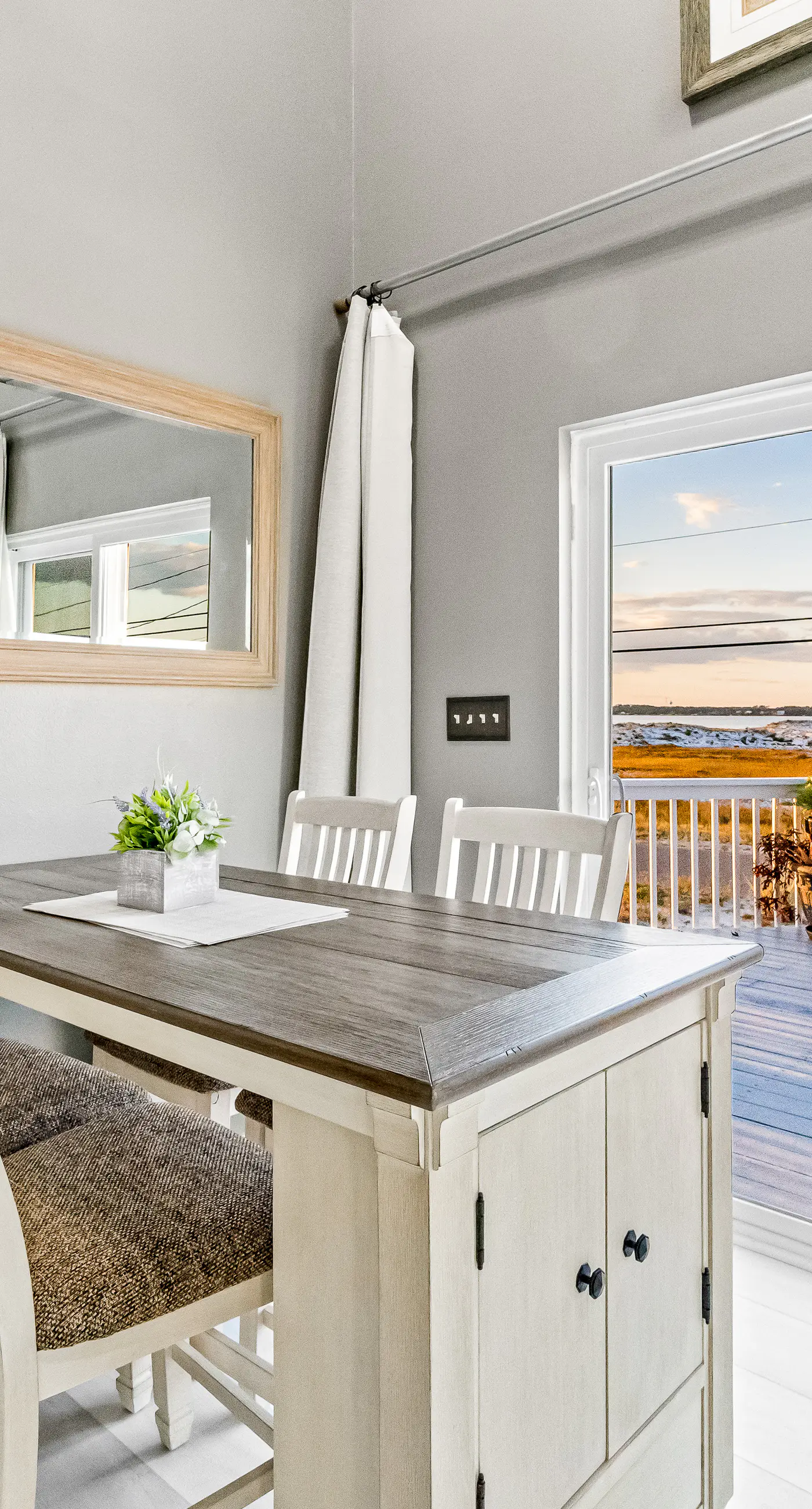 Lovely home with sound view, balcony, full kitchen, central AC, & washer/dryer