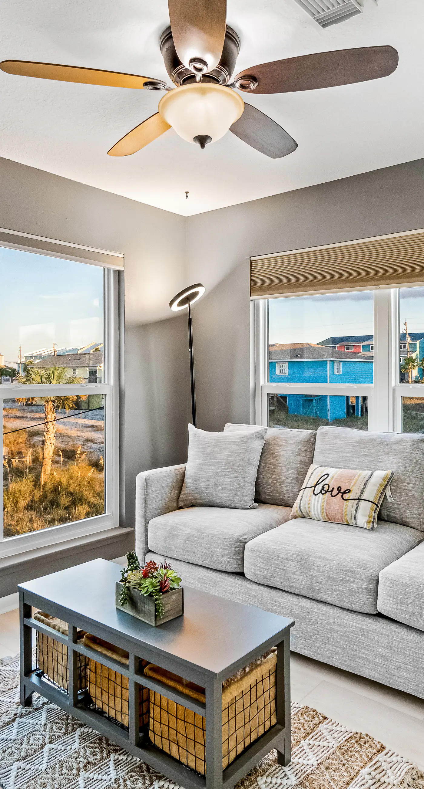 Lovely home with sound view, balcony, full kitchen, central AC, & washer/dryer