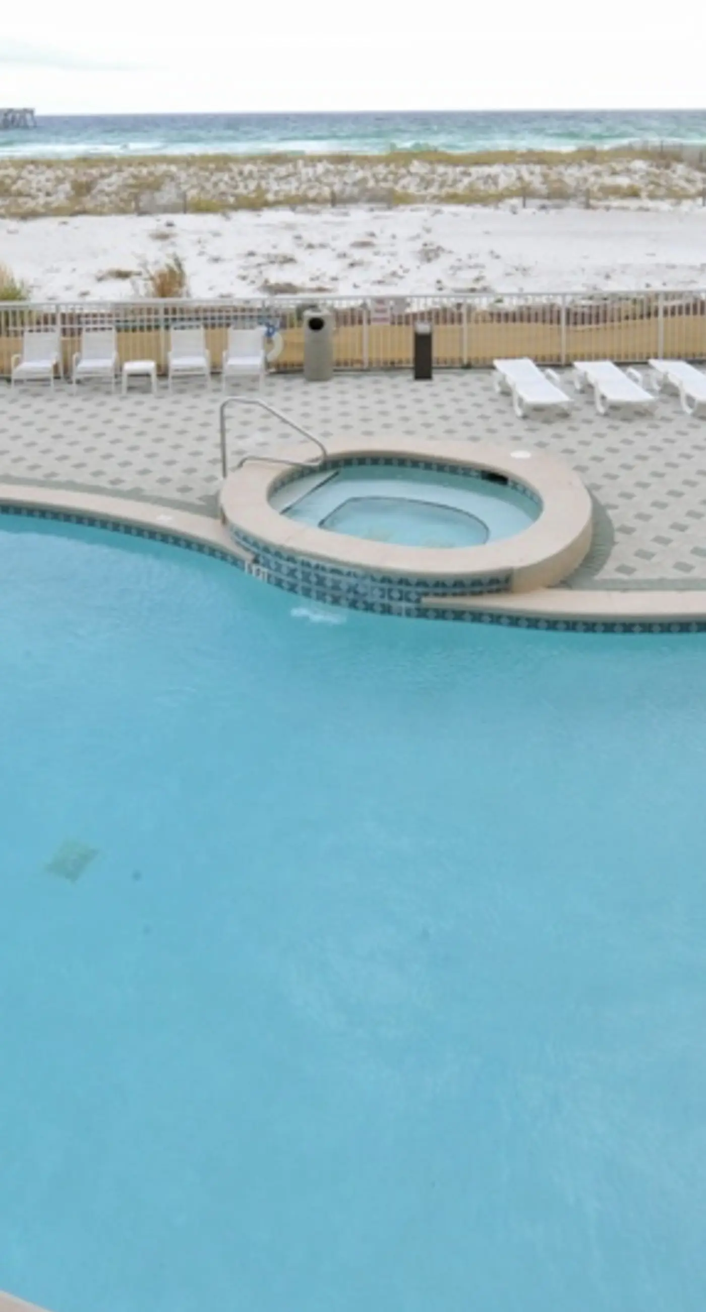 Oceanfront condo with WiFi, central AC, & shared pool and hot tub - great views