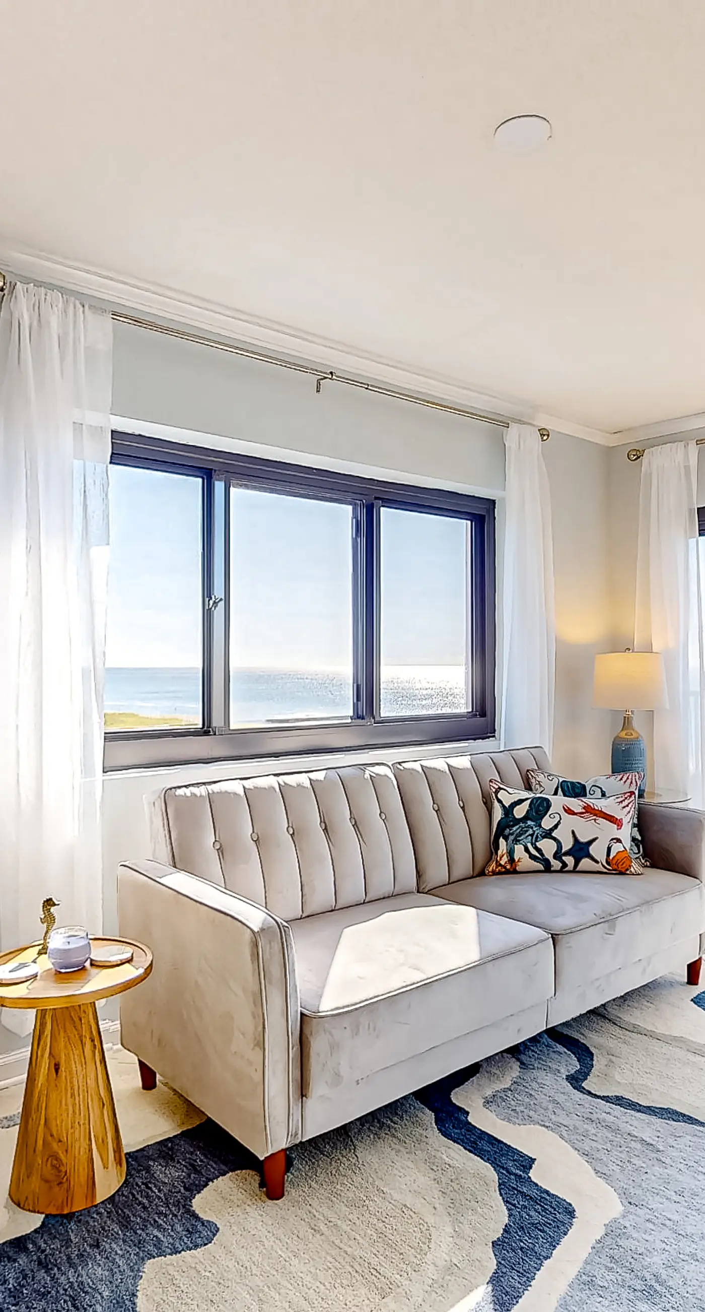 Gulf-front condo with Gulf-view balcony, on-site pool, & beach access