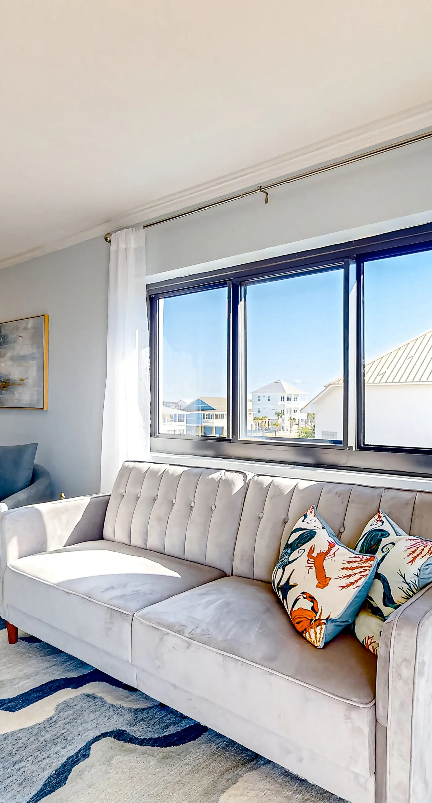 Gulf-front condo with Gulf-view balcony, on-site pool, & beach access