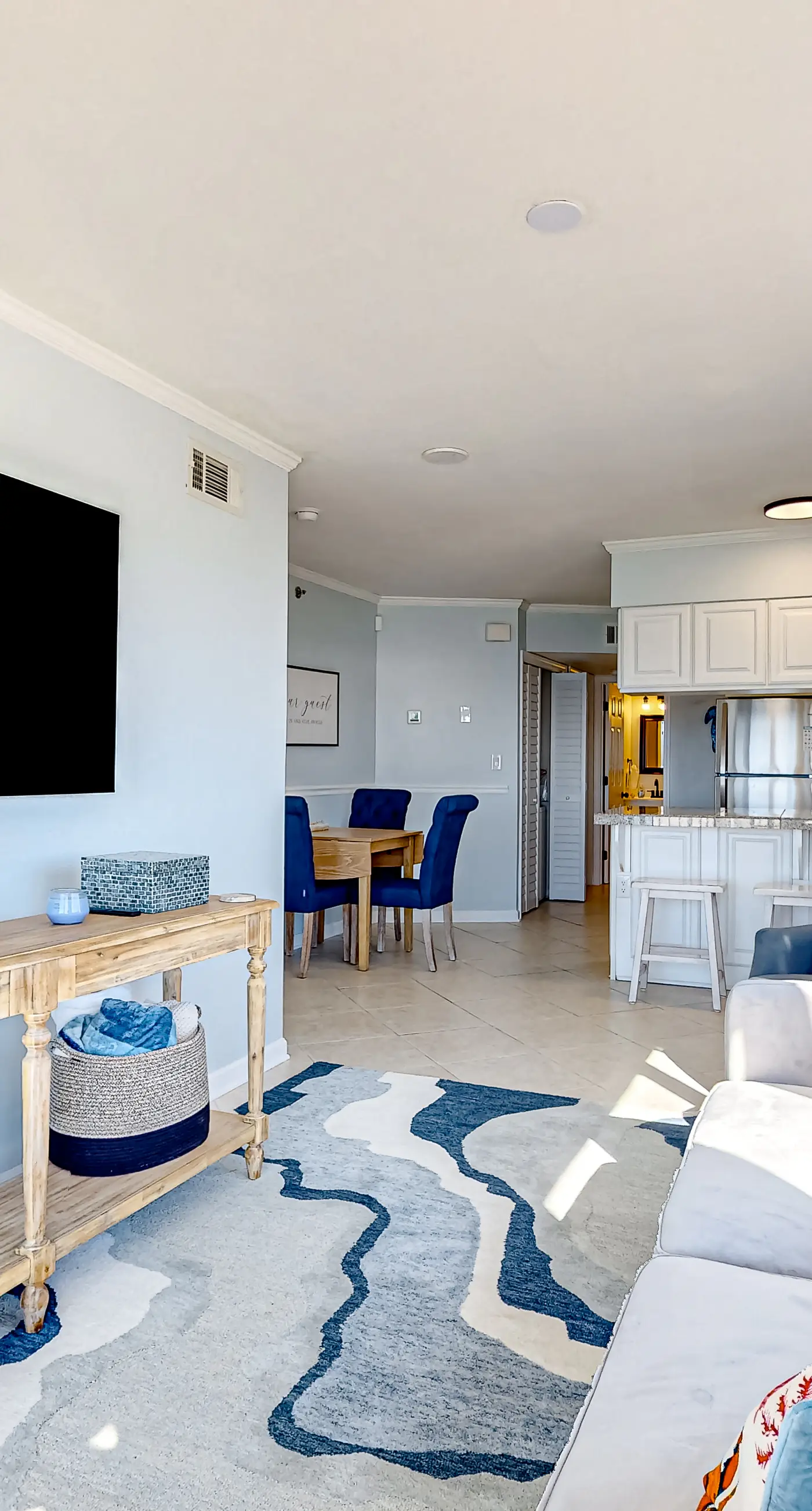 Gulf-front condo with Gulf-view balcony, on-site pool, & beach access