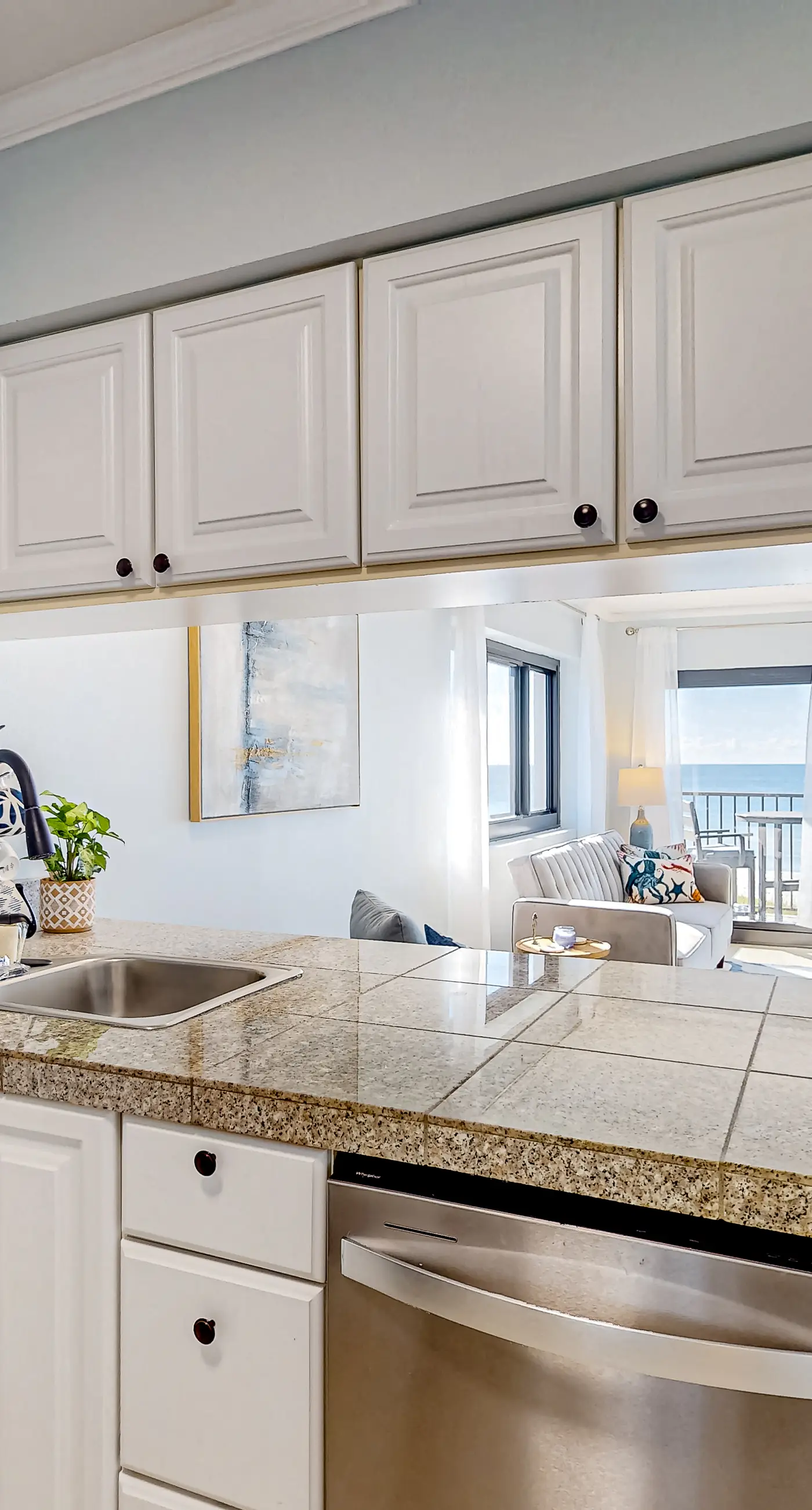 Gulf-front condo with Gulf-view balcony, on-site pool, & beach access