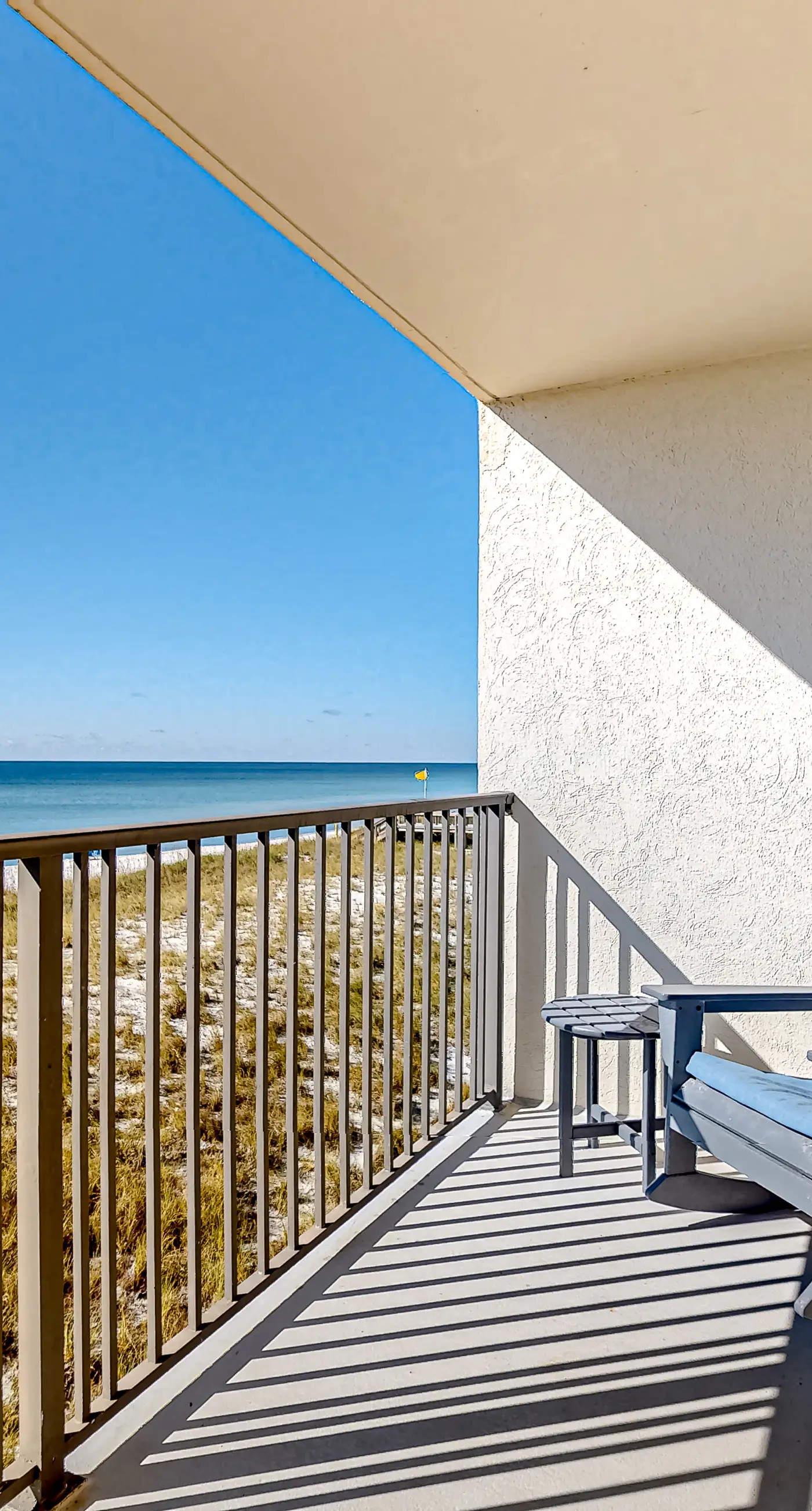 Gulf-front condo with Gulf-view balcony, on-site pool, & beach access