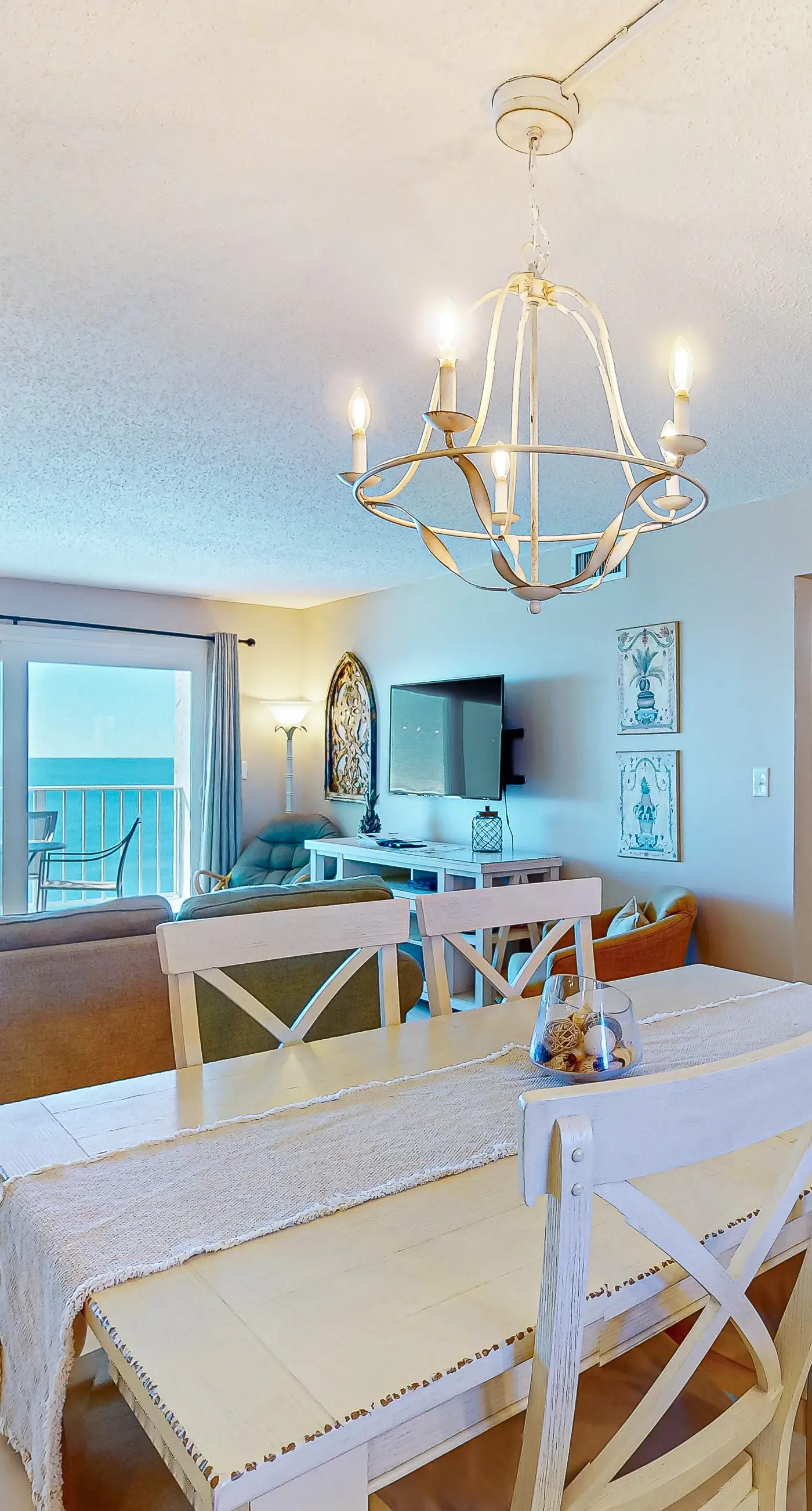 Stunning beachfront condo w/ beach access, shared pool, & private balcony