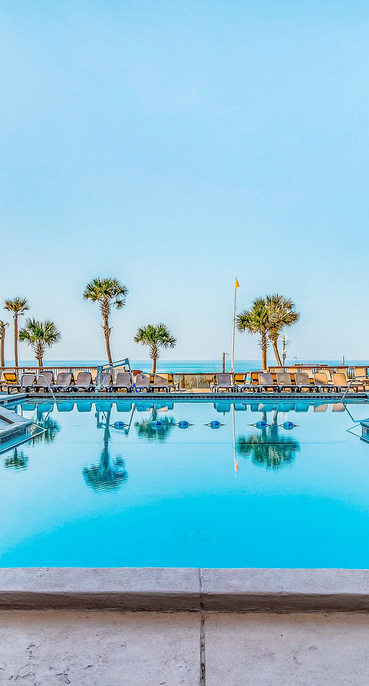 Beautiful beachfront condo with private balcony and shared pool