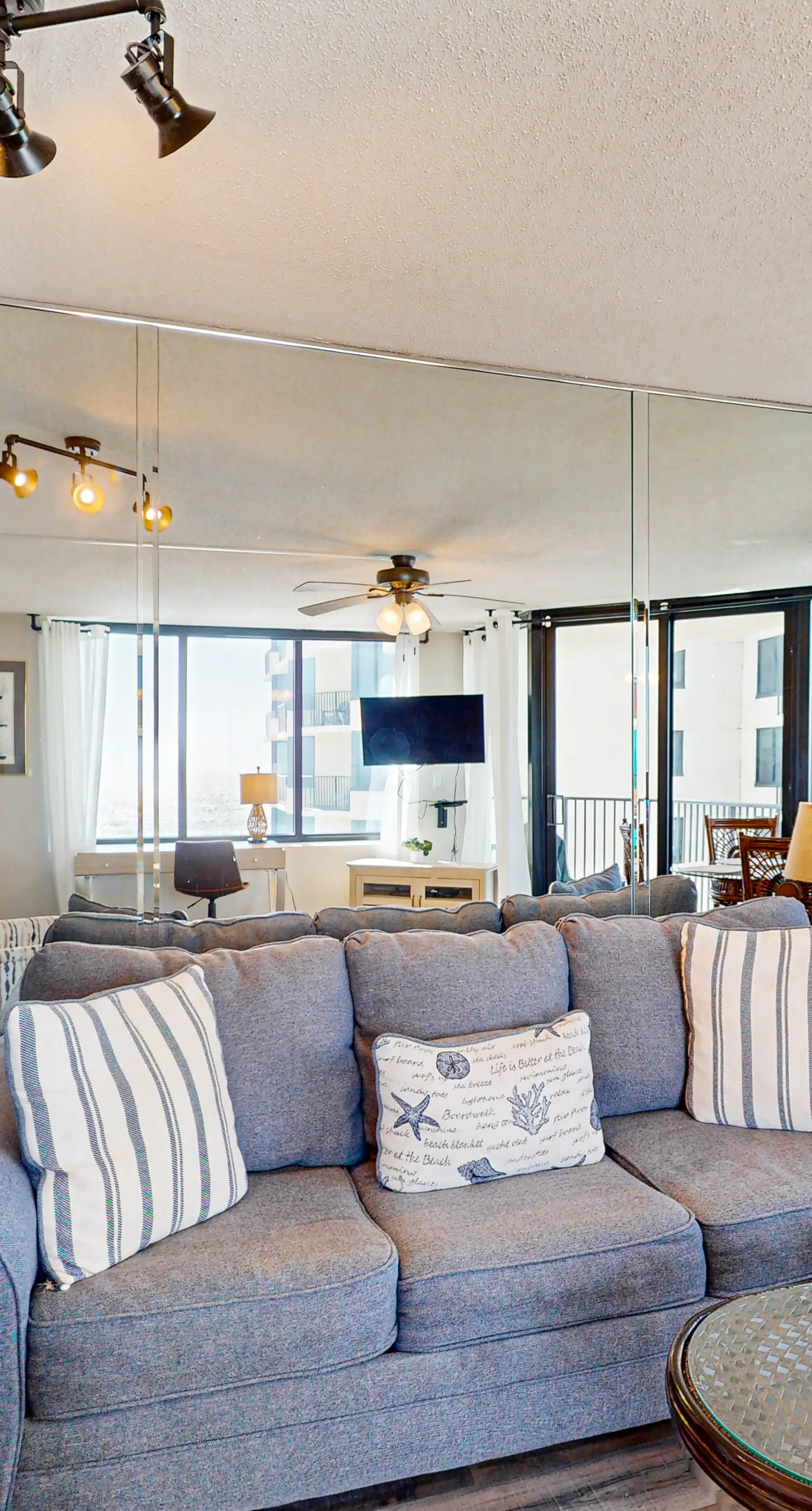 Beautiful beachfront condo with private balcony and shared pool