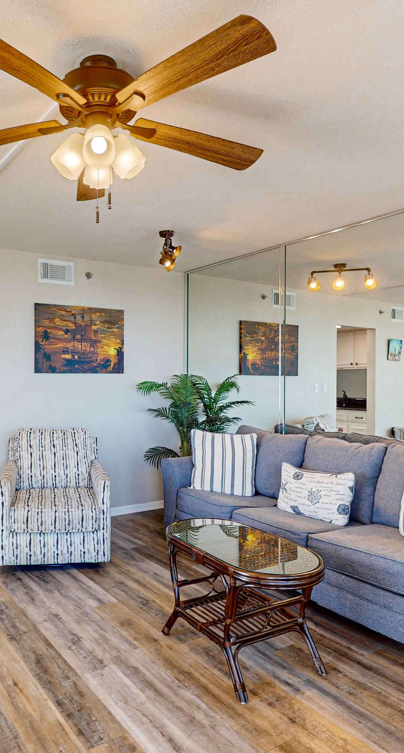 Beautiful beachfront condo with private balcony and shared pool