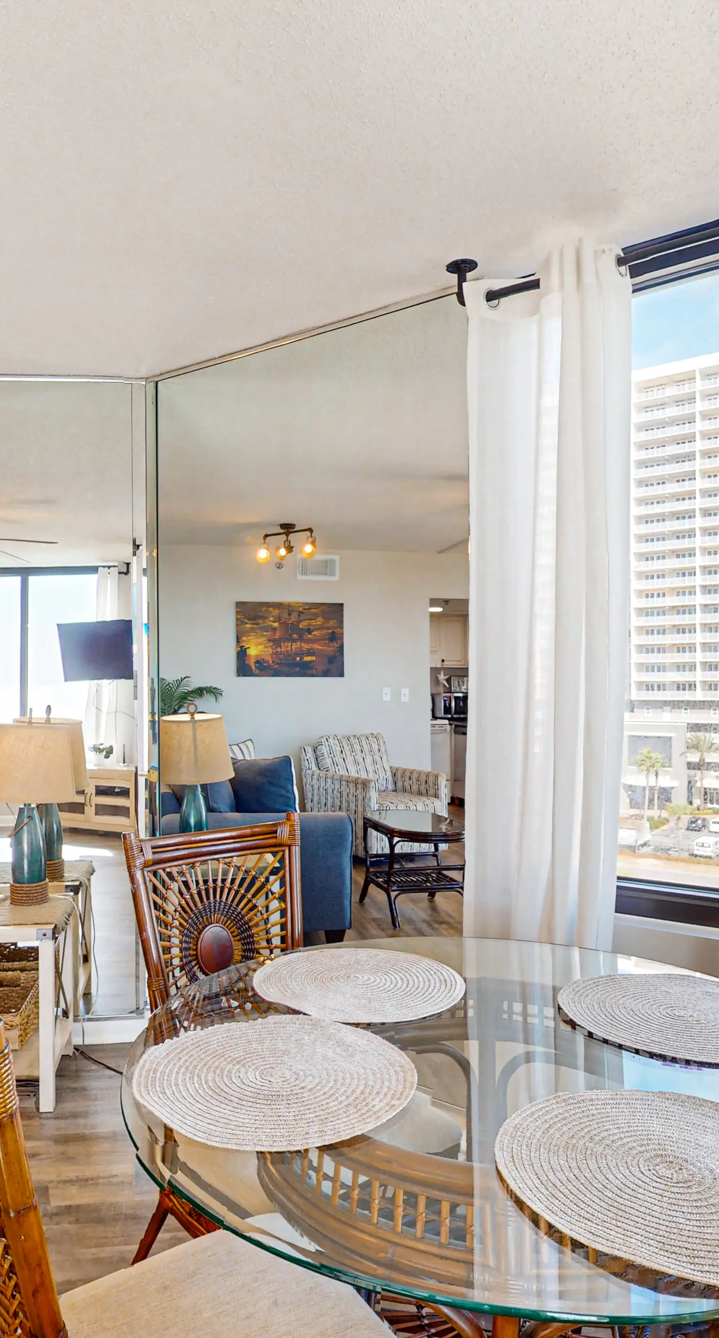 Beautiful beachfront condo with private balcony and shared pool