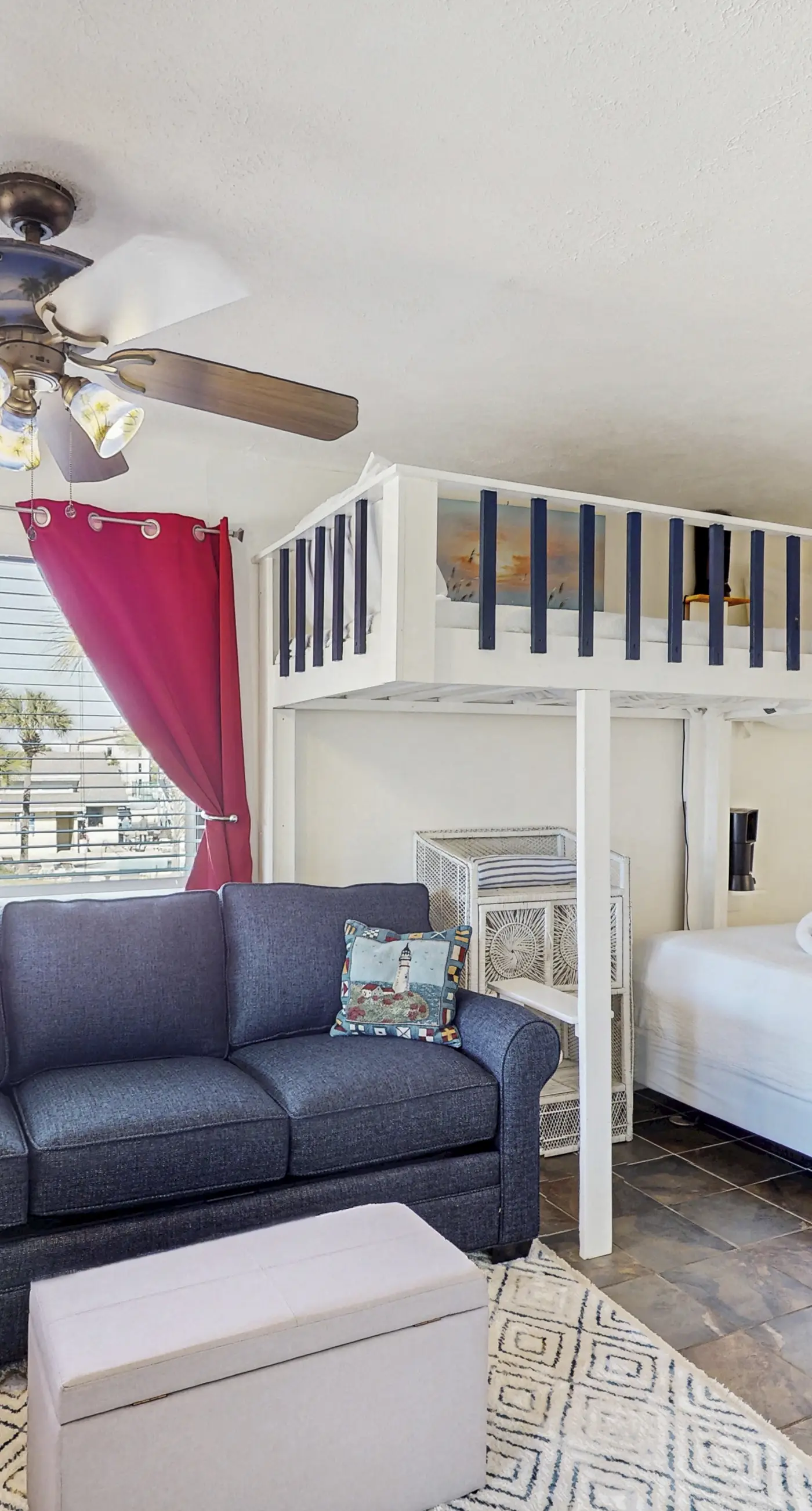 Peaceful studio beach condo with shared pool & full W/D