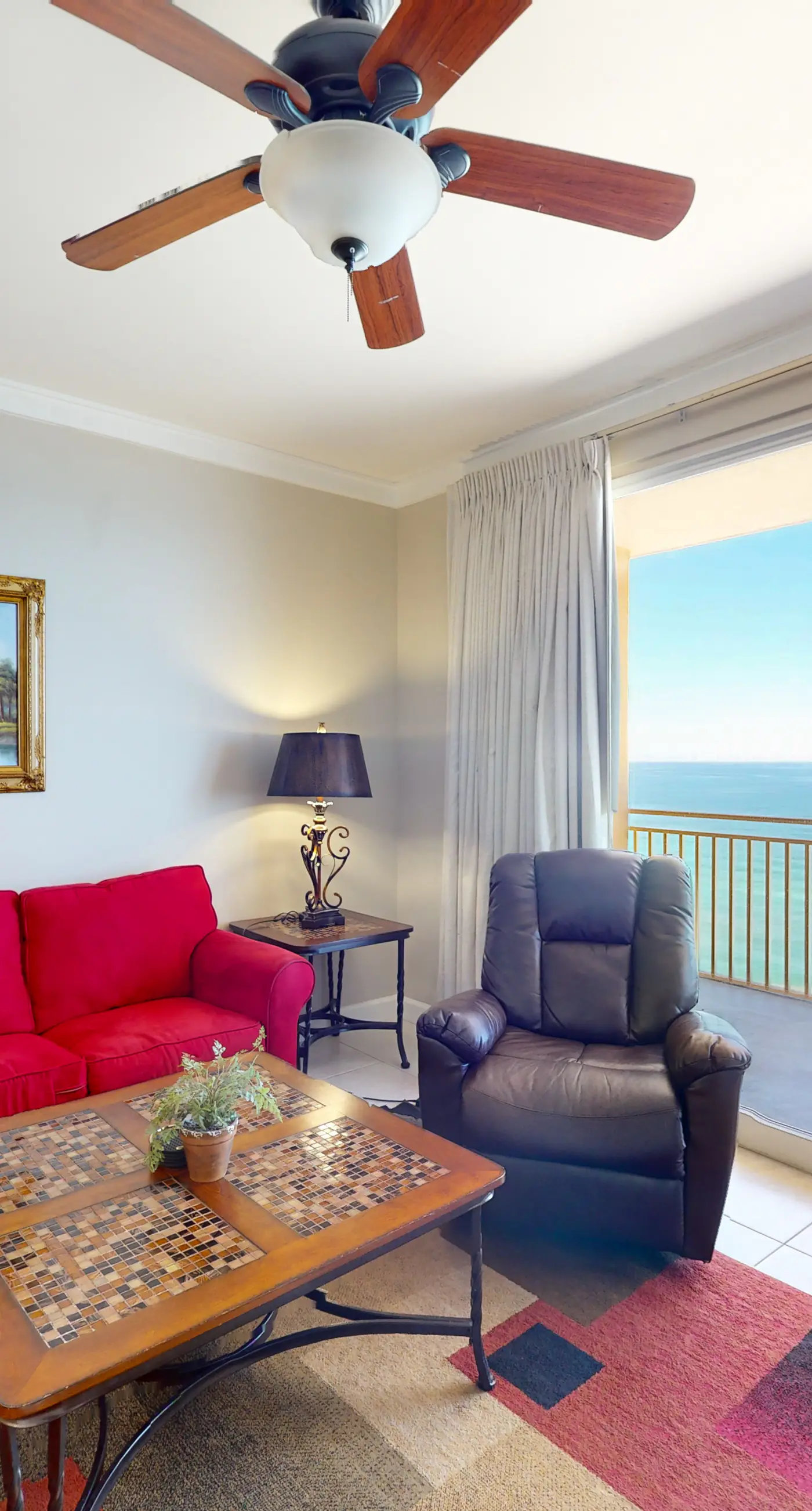 Gulf-front condo with pool, hot tub, balcony, & complimentary beach service