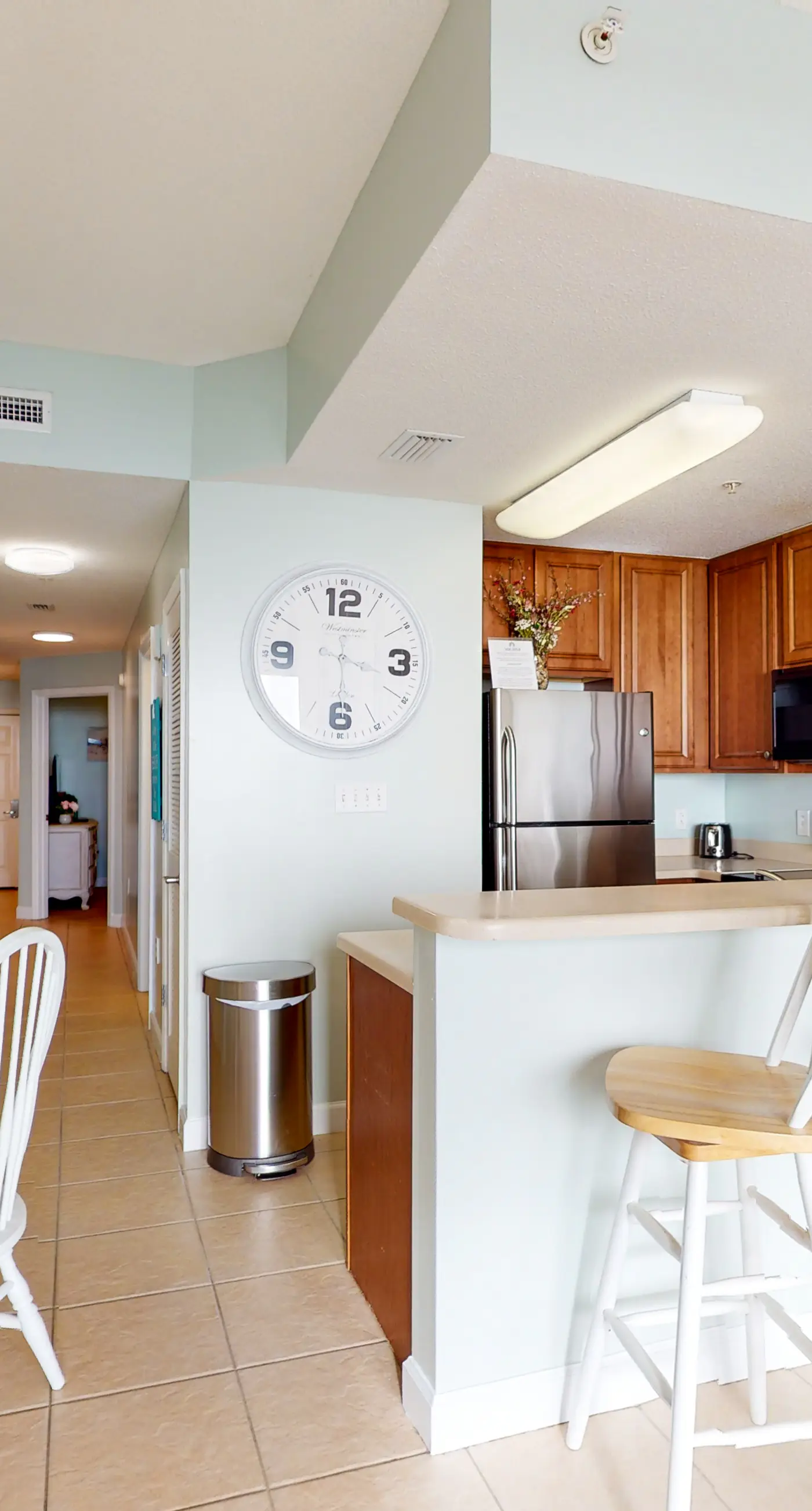 Vibrant vacation home by the beach with pool, hot tub, & fitness facility