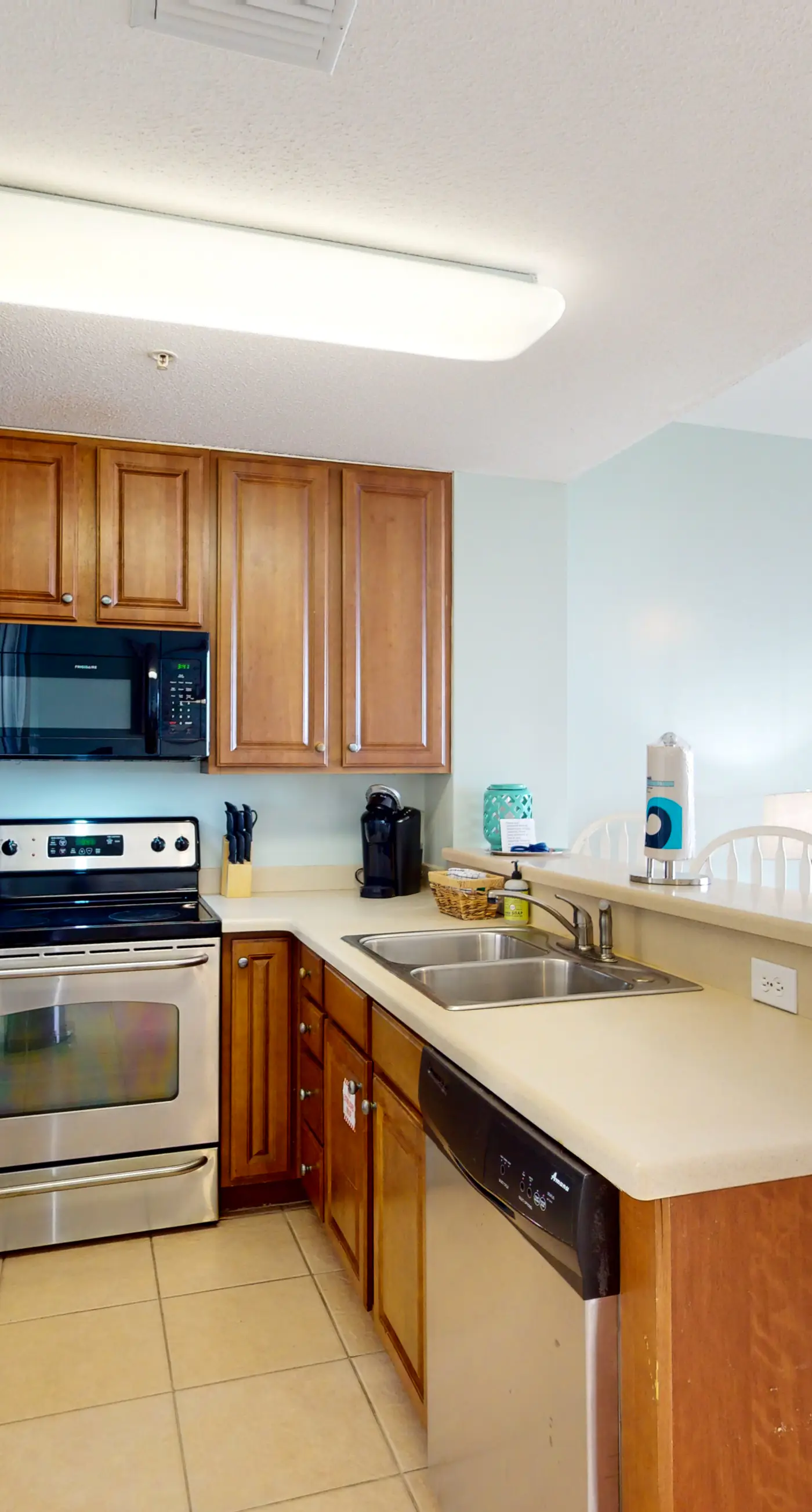 Vibrant vacation home by the beach with pool, hot tub, & fitness facility