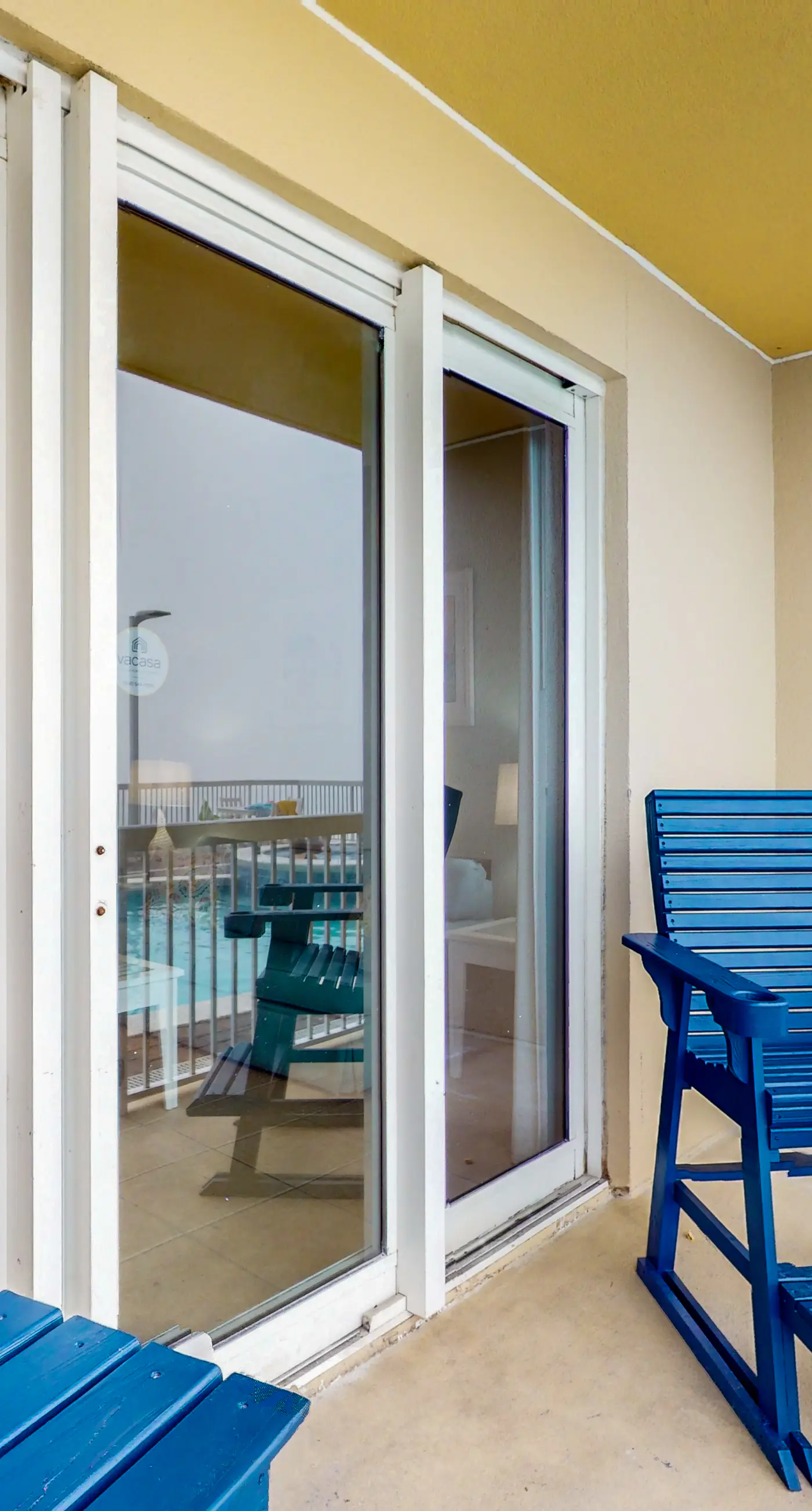 Vibrant vacation home by the beach with pool, hot tub, & fitness facility