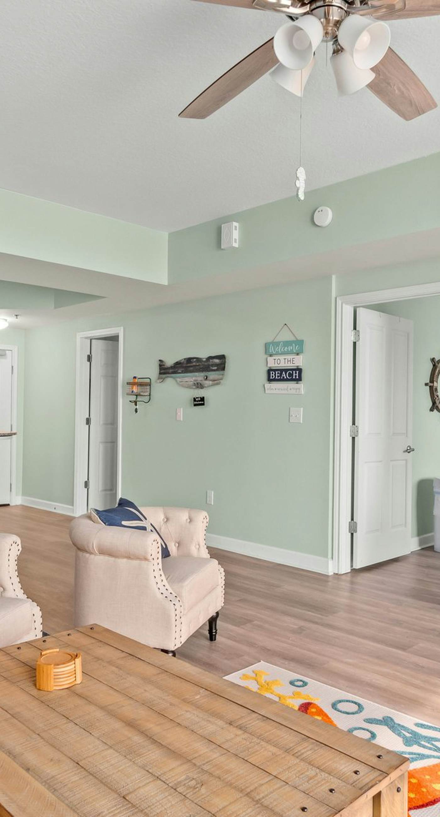 Beachfront retreat with pool, hot tub, gym, & seasonal beach chairs & umbrella