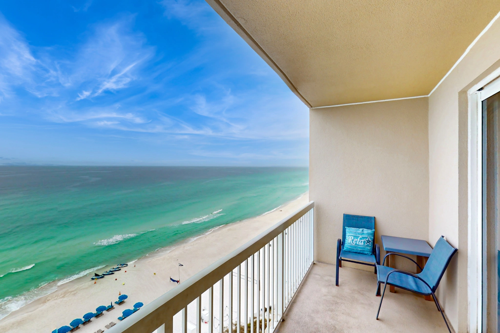 Sleek & modern, beachfront condo w/ a furnished balcony, views, & shared pools