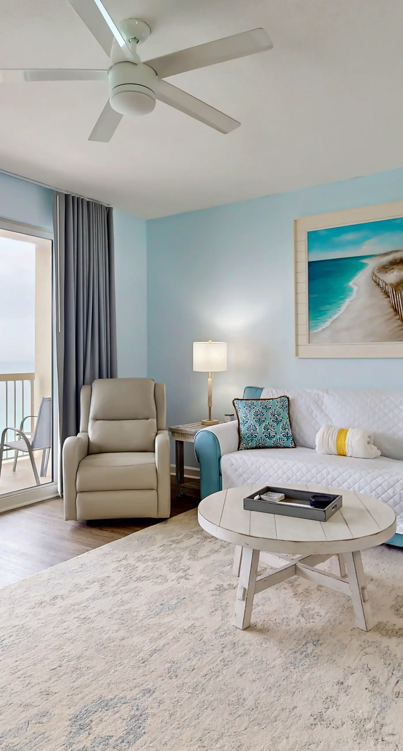 Sleek & modern, beachfront condo w/ a furnished balcony, views, & shared pools