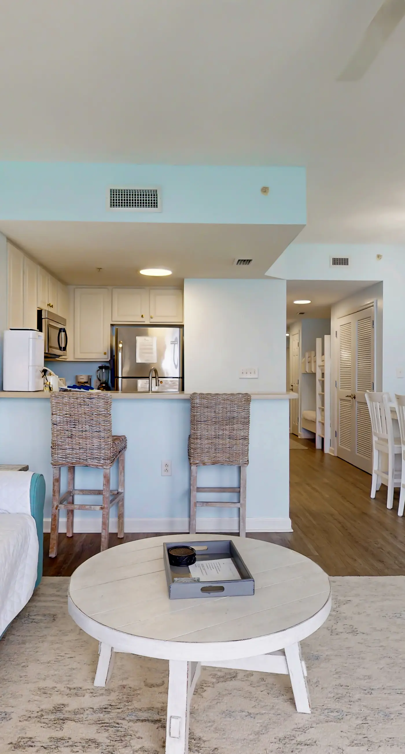 Sleek & modern, beachfront condo w/ a furnished balcony, views, & shared pools