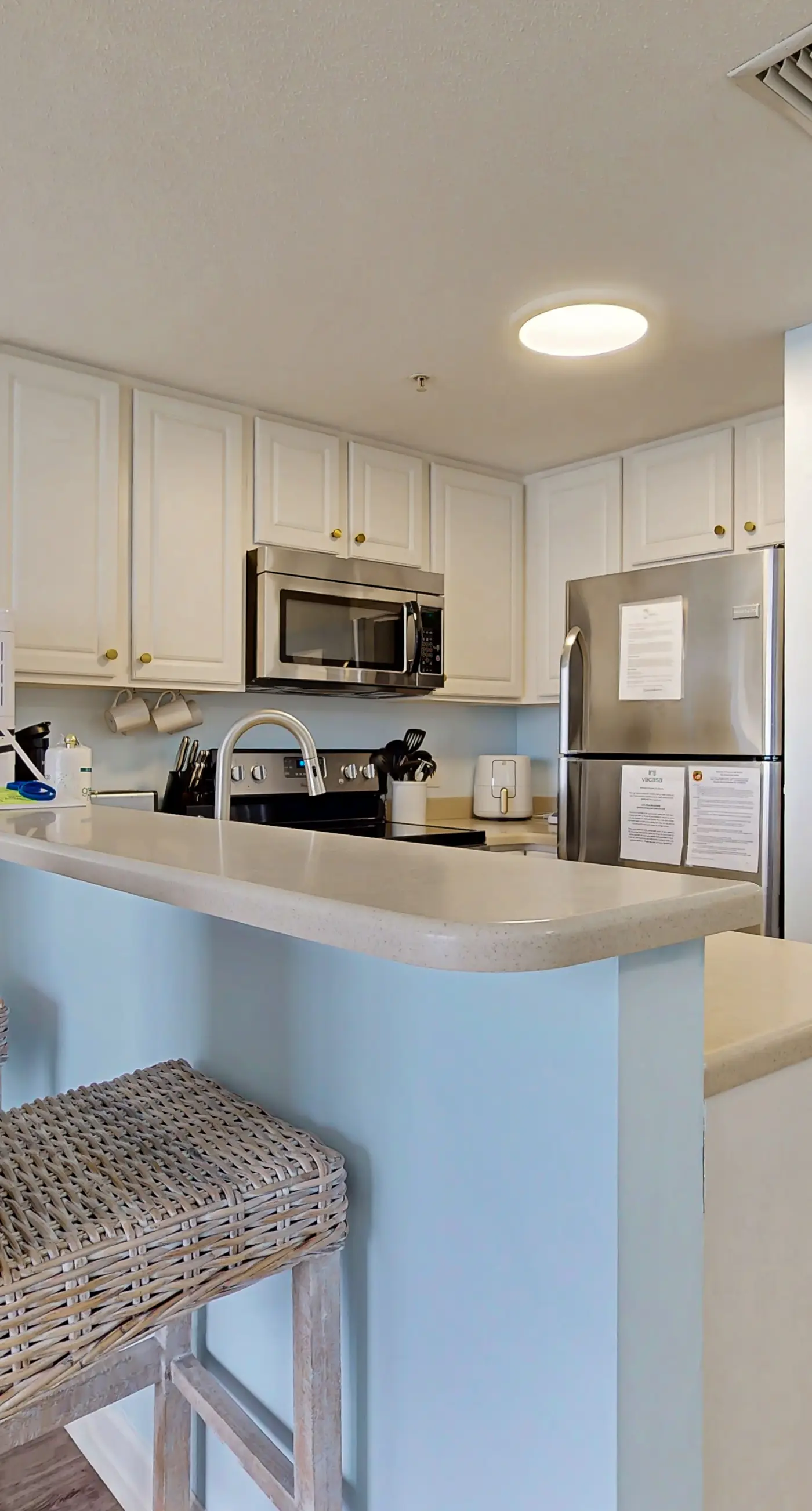 Sleek & modern, beachfront condo w/ a furnished balcony, views, & shared pools