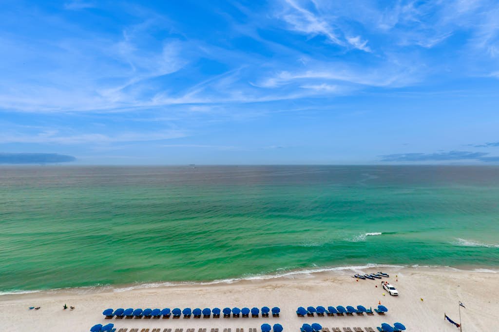 Sleek & modern, beachfront condo w/ a furnished balcony, views, & shared pools