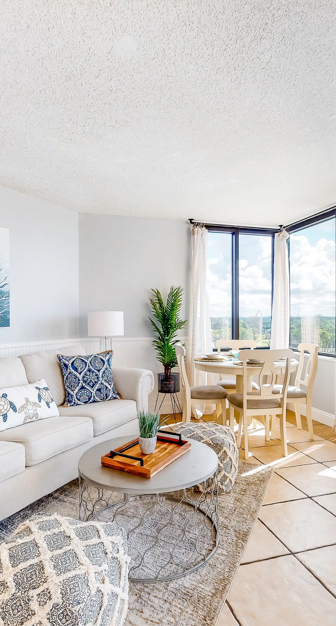 Gulf-front, 10th-floor condo with gorgeous views, AC, fast WiFi, pools, & tennis