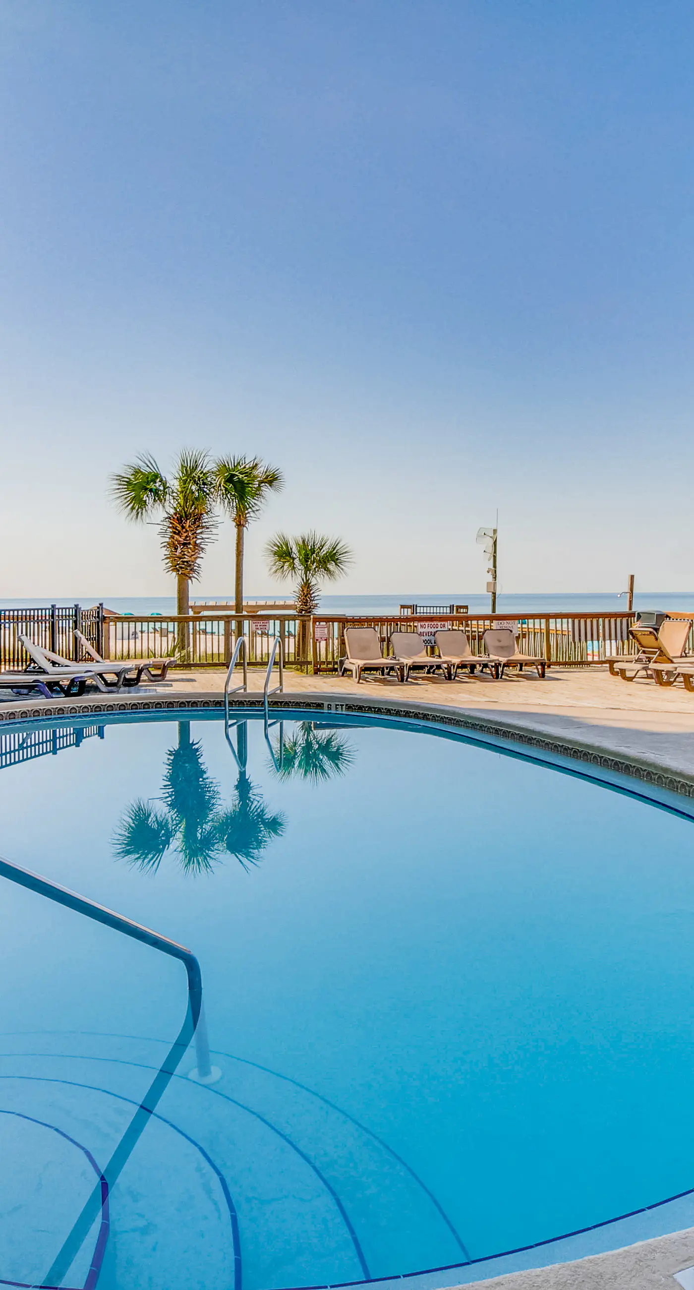 Gulf-front condo with amazing views, WiFi, central AC, pools, & fitness room