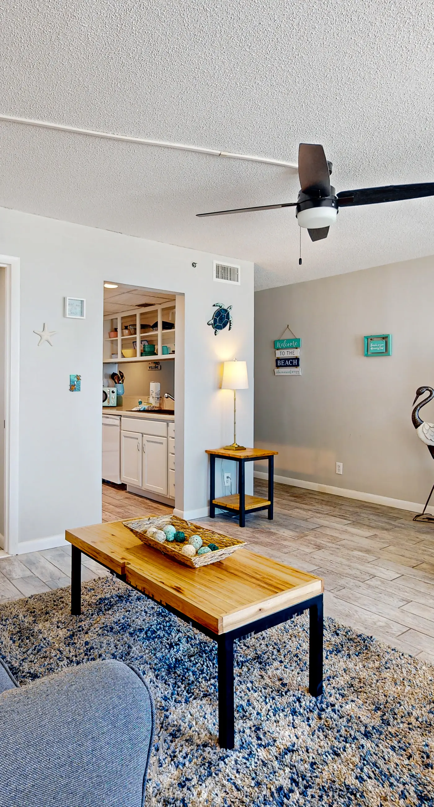 Gulf-view condo with pools, beach access, gym, grills, & updated interior