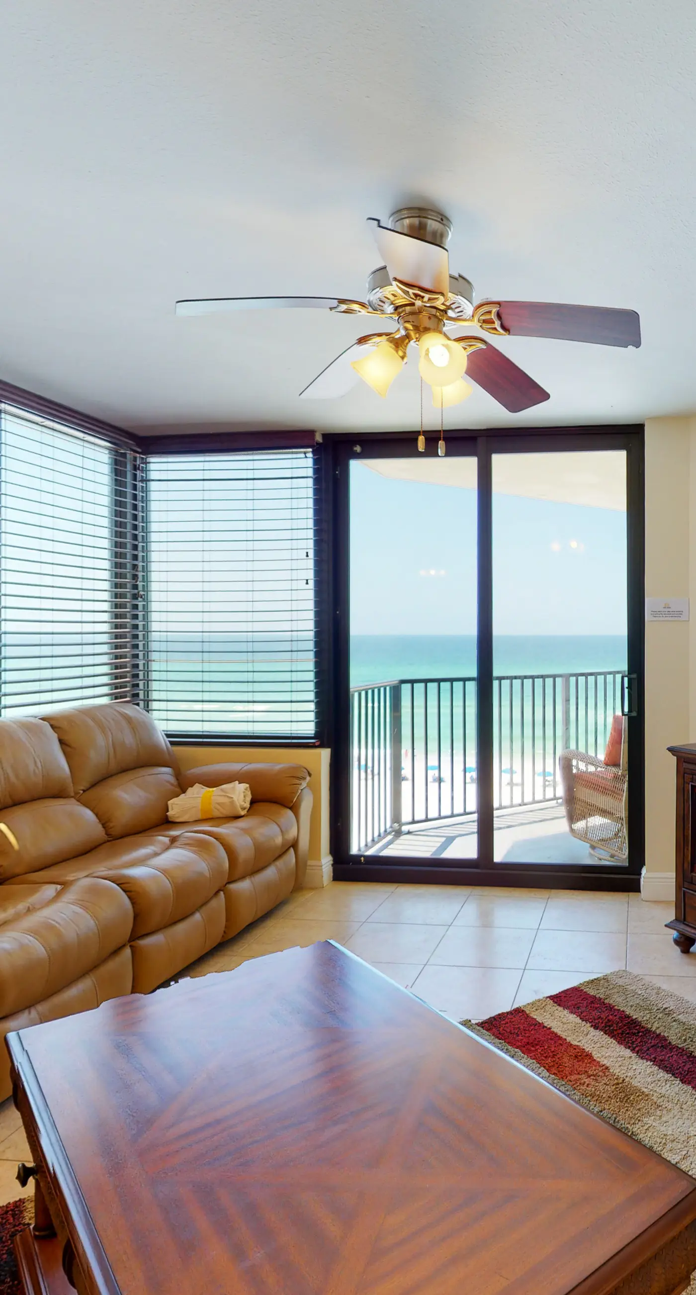 Beautiful beachfront getaway with balcony, pools, tennis, and WiFi
