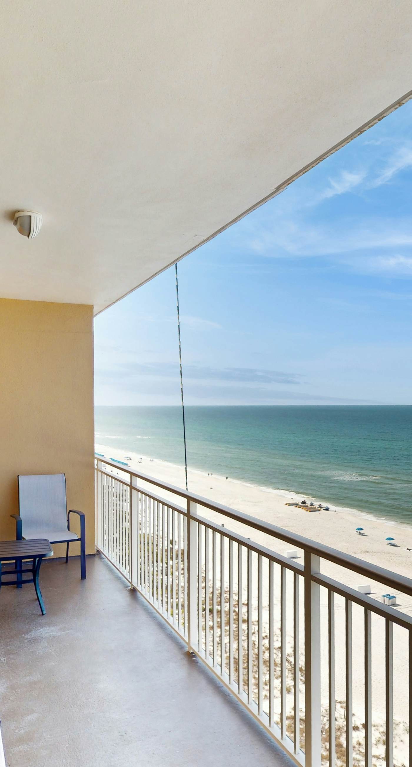 Tropical-themed condo with bi-level pool, fitness center & beach access