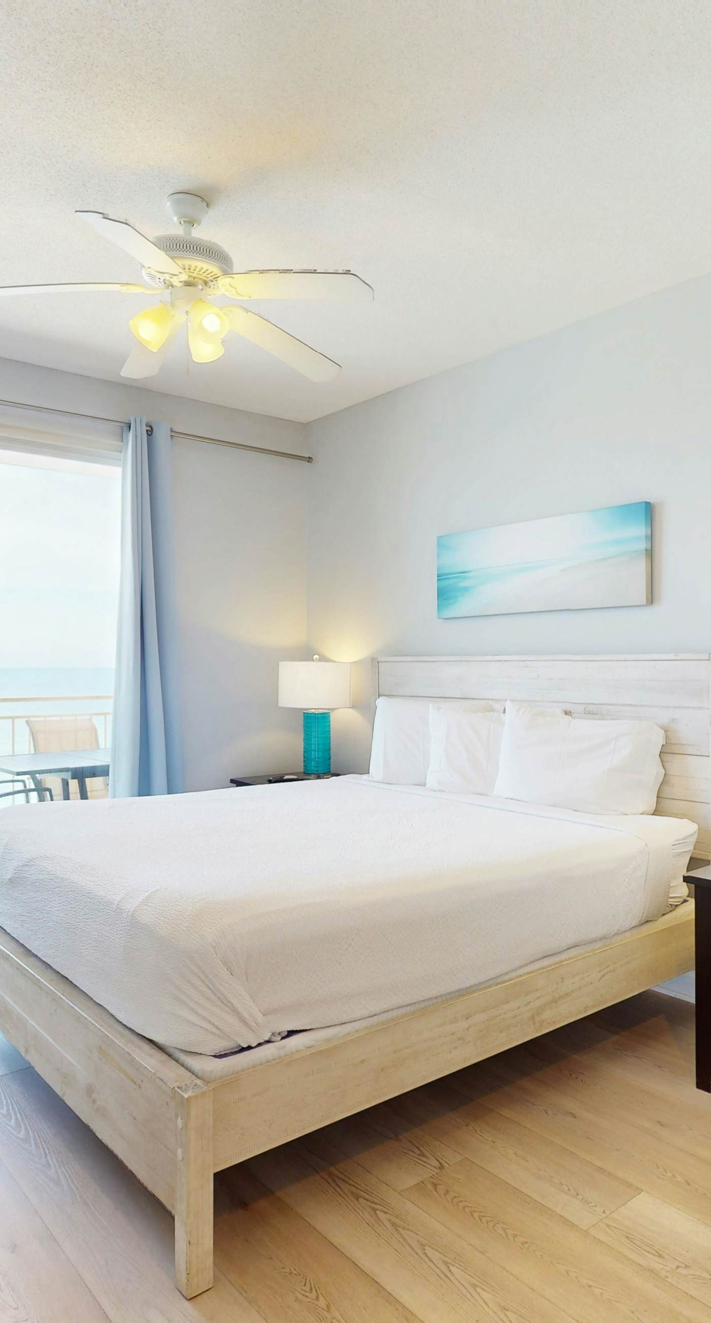 Tropical-themed condo with bi-level pool, fitness center & beach access