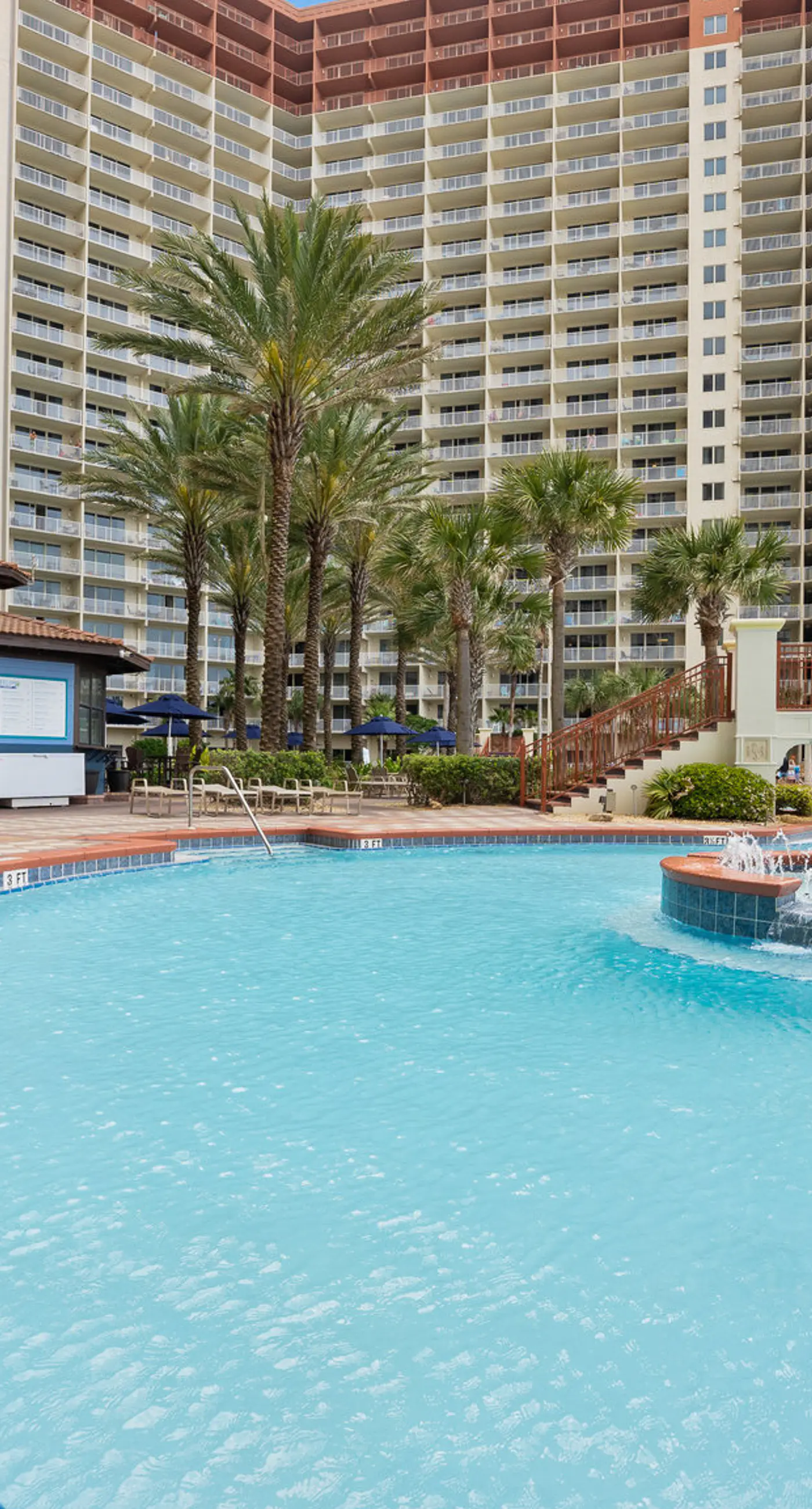 Tasteful oceanfront condo with beach, pool, hot tub, & washer/dryer