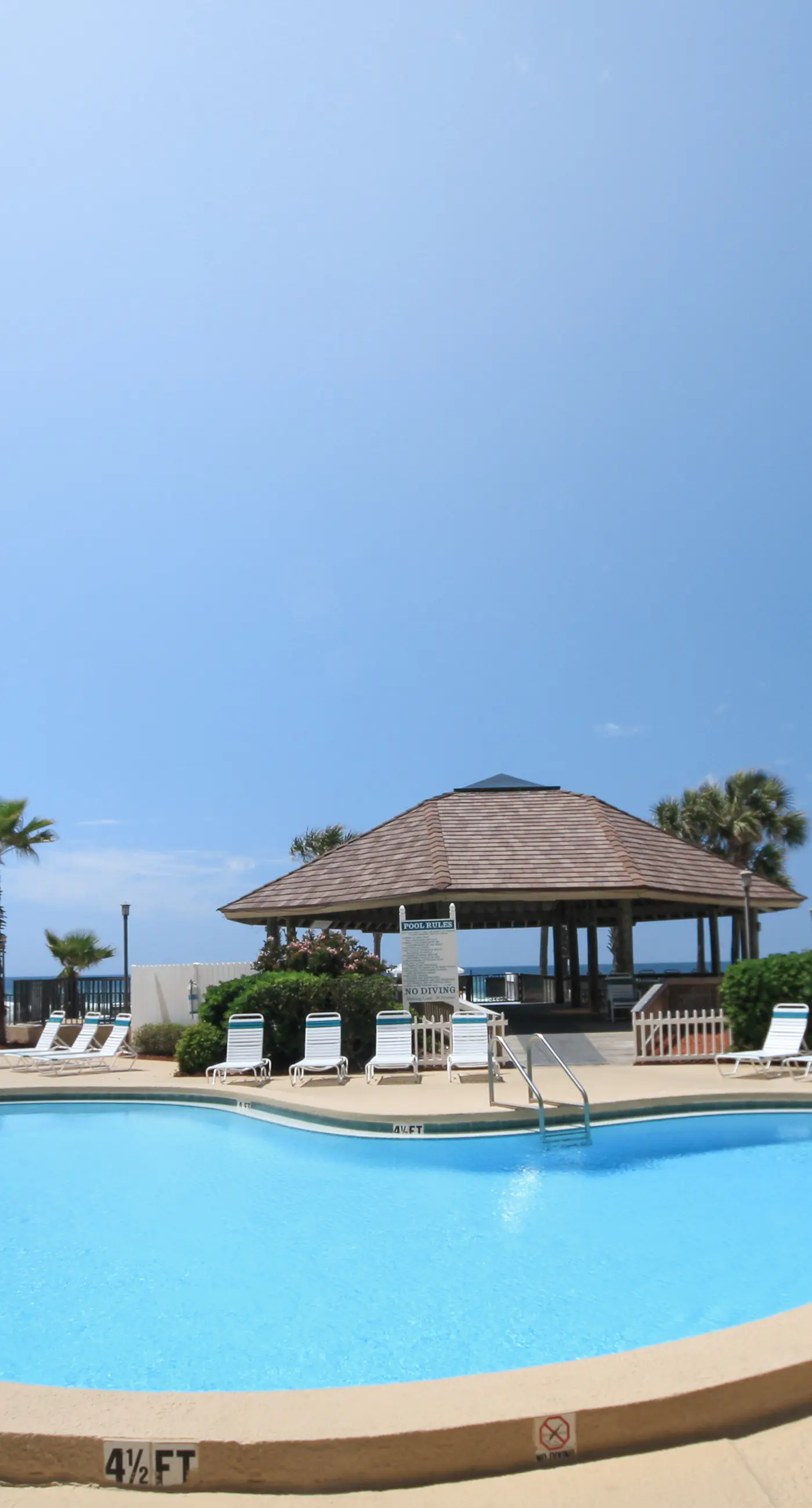 Gulf-front condo with a private balcony, pool and hot tub access, & central AC